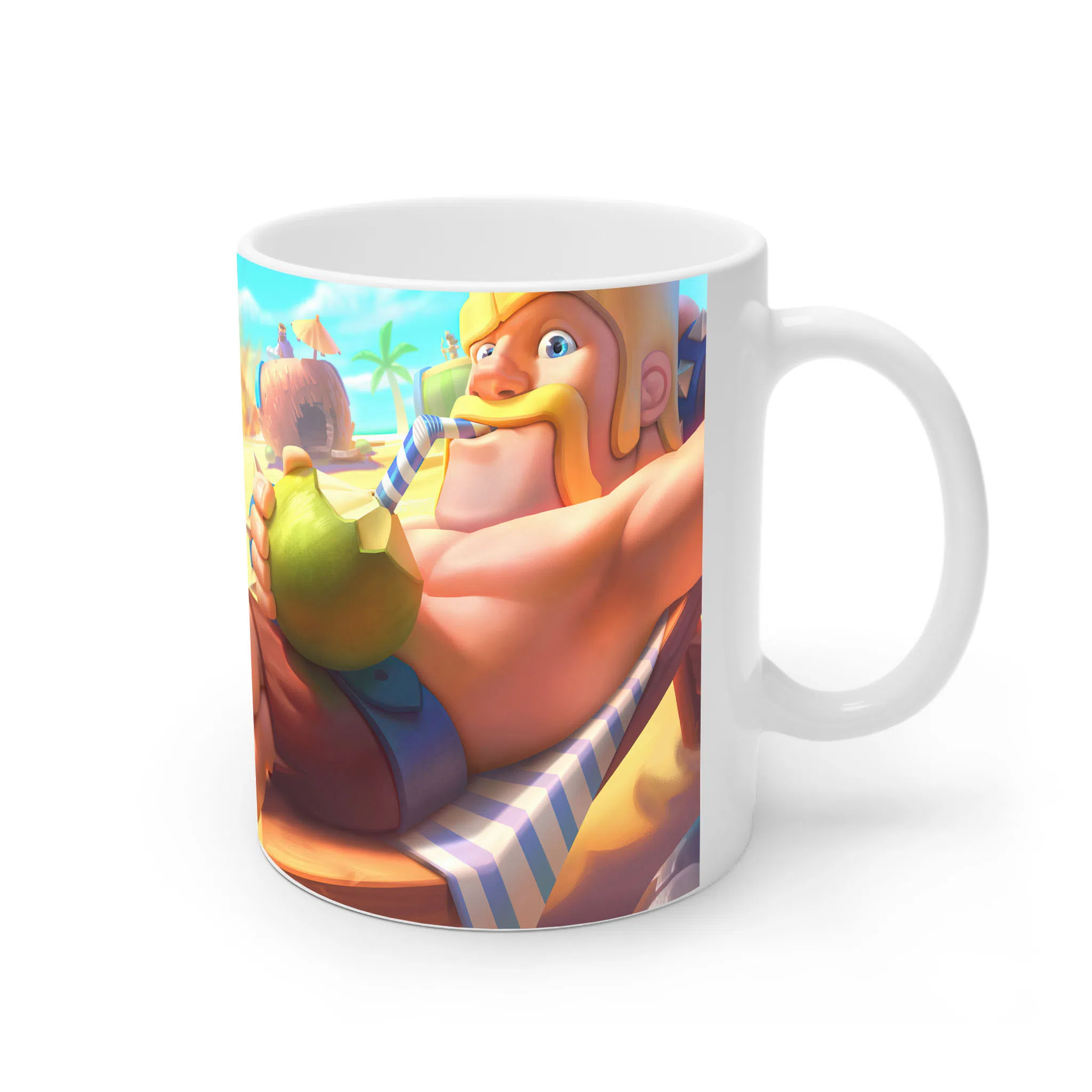 ماگ لیمینات طرح بازی کلش آف کلانز Clash of Clans Game کد NM6433 — تصویر 4