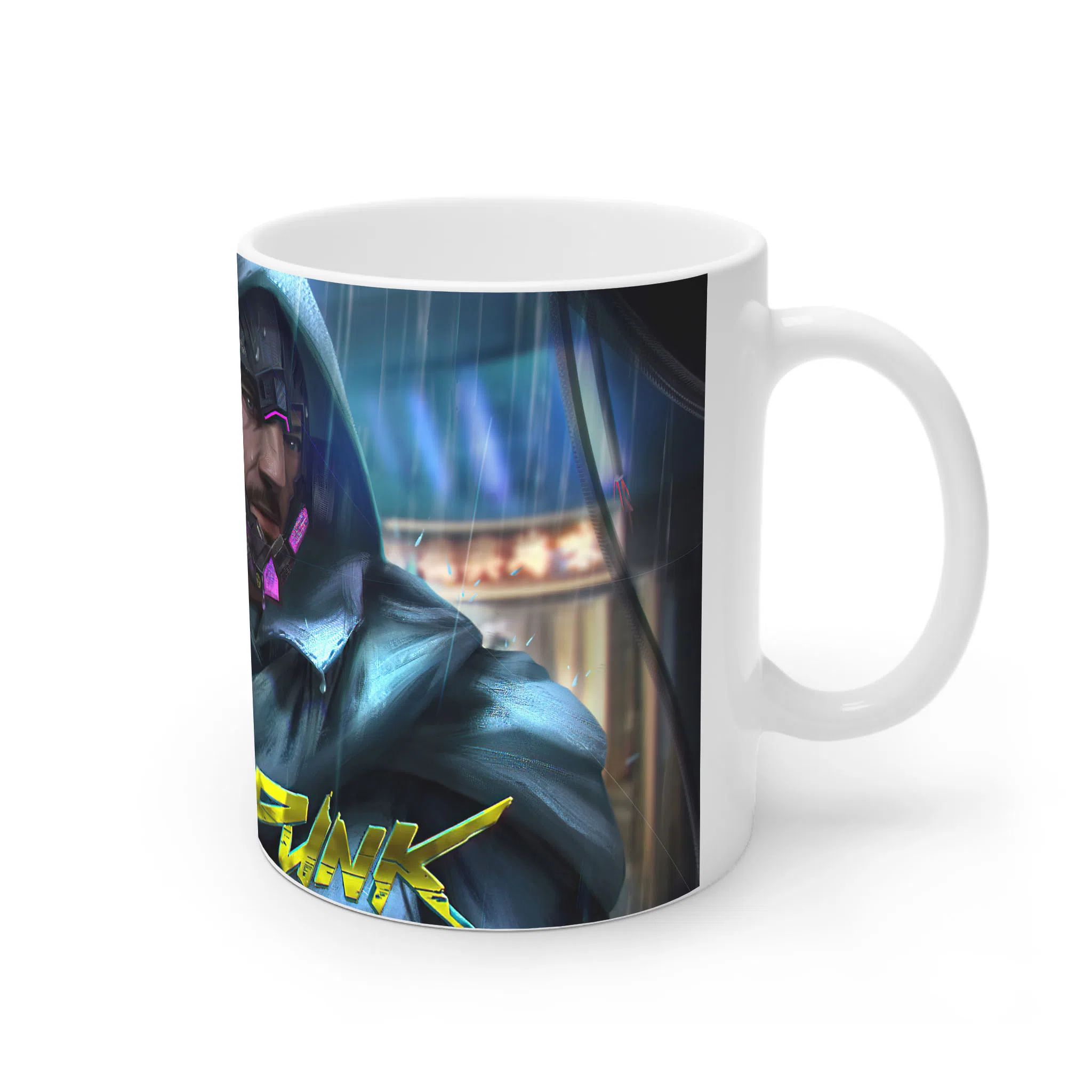 ماگ لیمینات طرح بازی سایبرپانک Cyberpunk 2077 Game کد NM6612 — تصویر 4