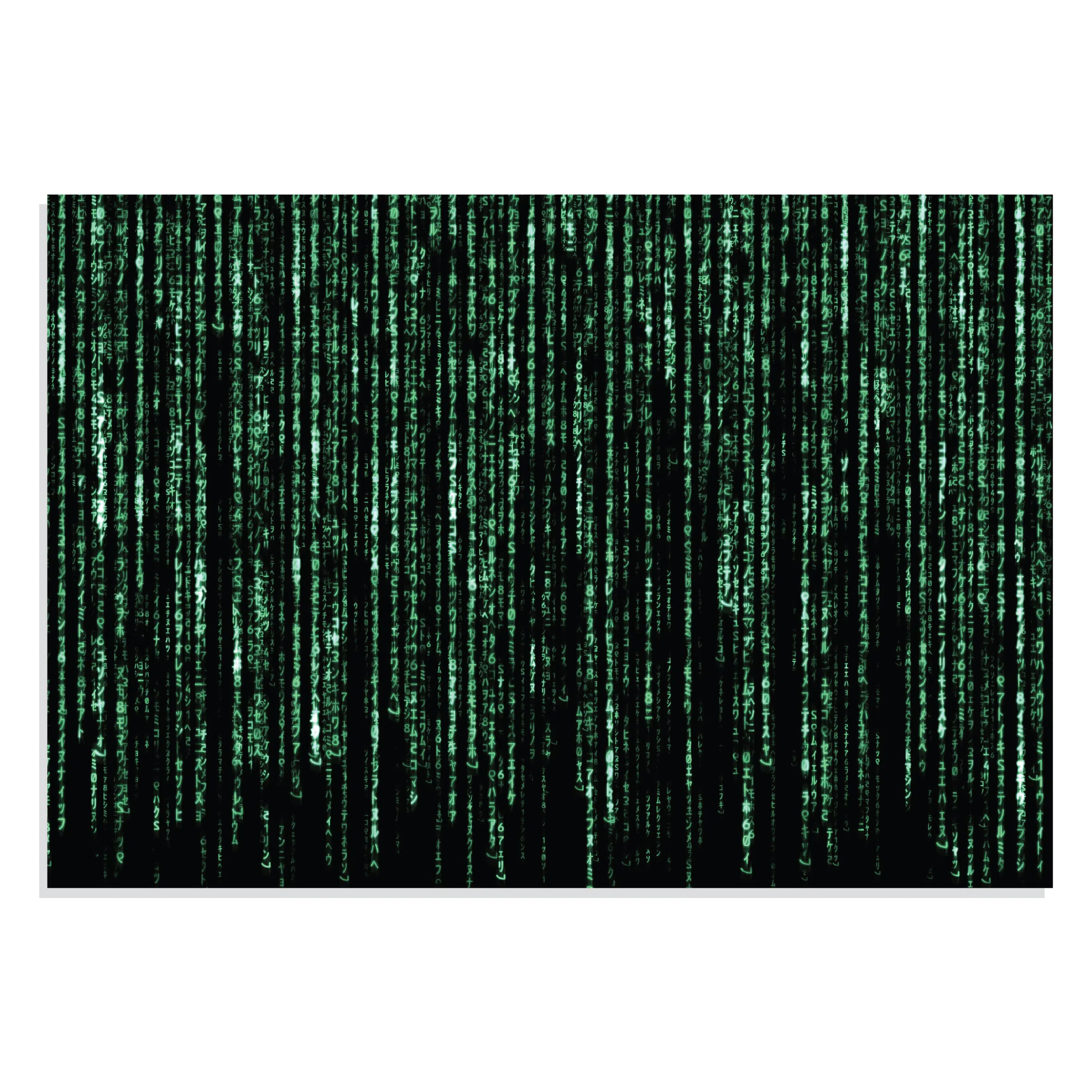 پوستر  طرح کد های ماتریکس The Matrix مدل NV0981