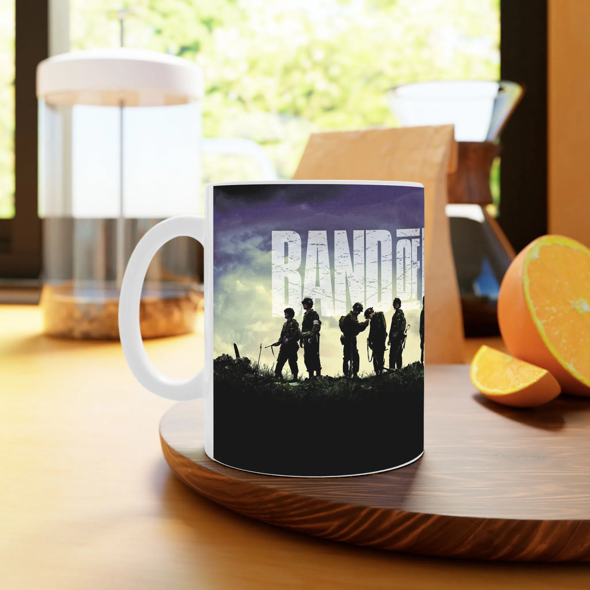 ماگ لیمینات طرح سریال Band of Brothers کد NM3832 — تصویر 3