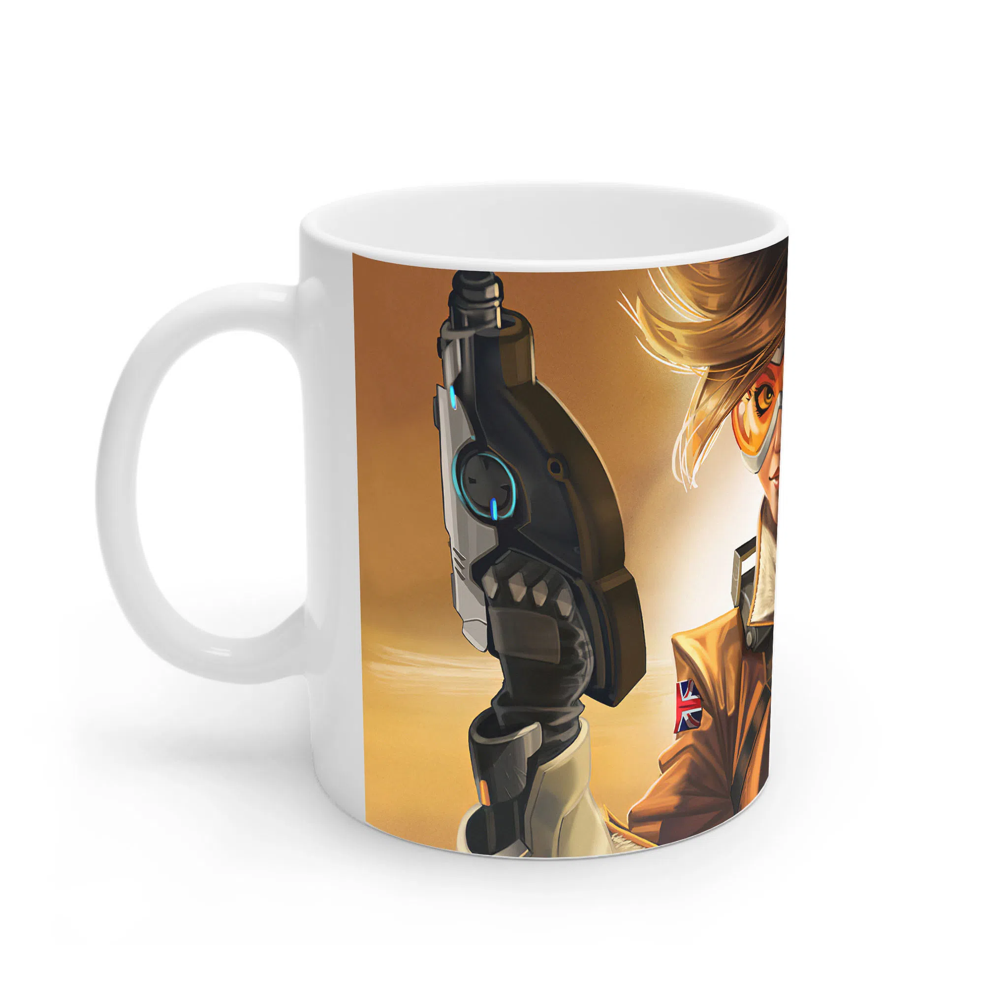 ماگ لیمینات طرح بازی Overwatch Game تریسر (Tracer) سریع‌ترین قهرمان کد NM8808 — تصویر 3