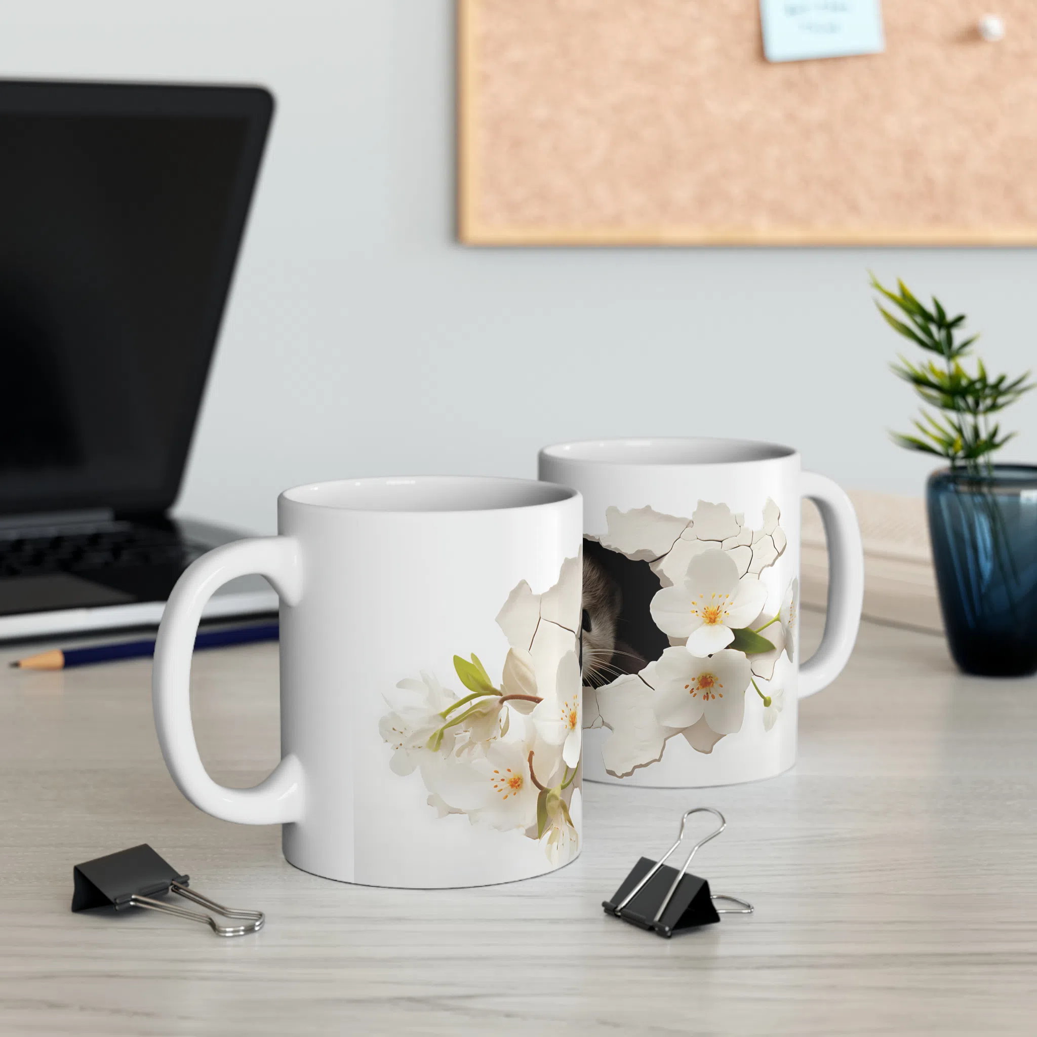 ماگ طرح سه بعدی بچه سمور کوچولو مدل NM3066 — تصویر 7