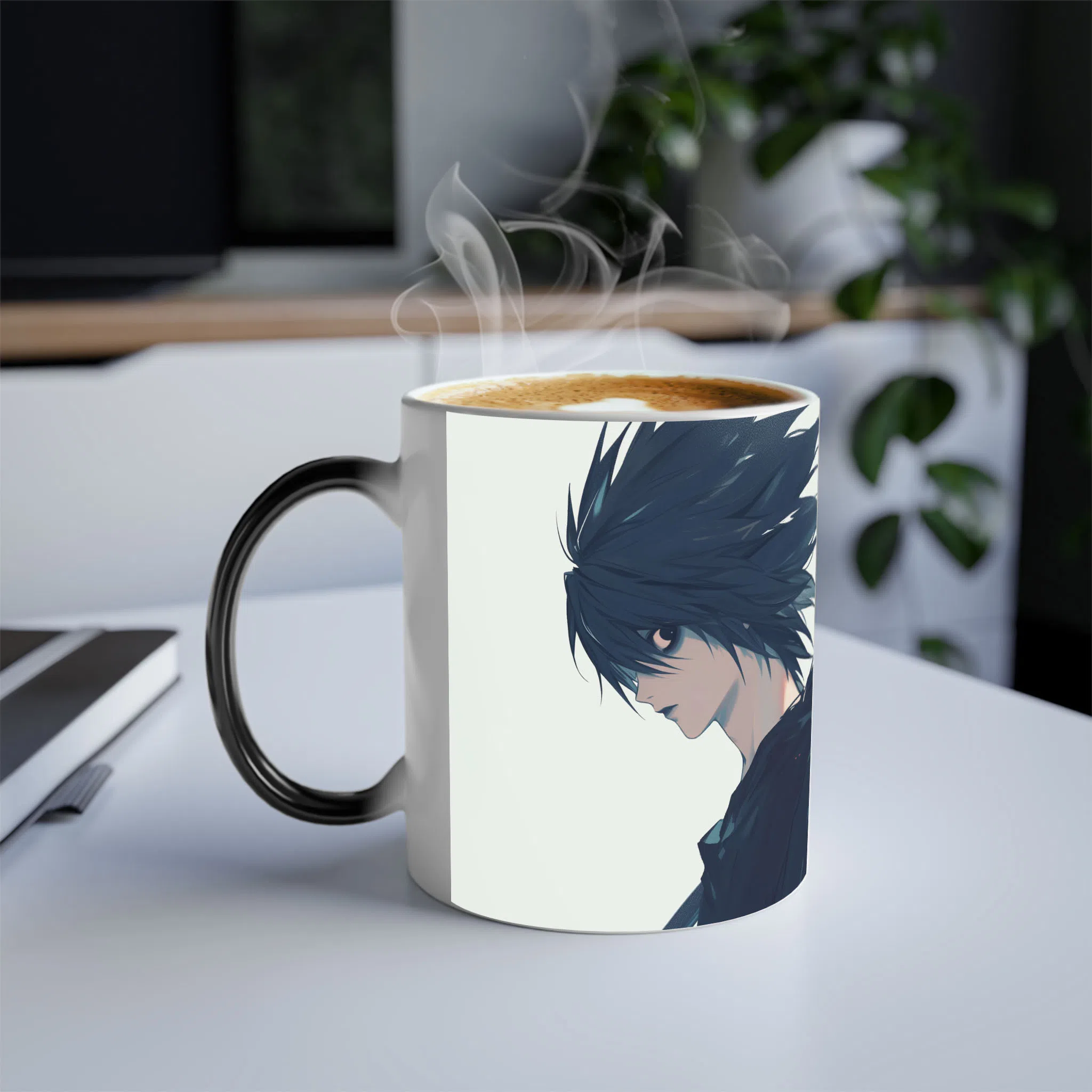 ماگ حرارتی لیمینات طرح انیمه دفترچه مرگ - Death Note کد NM0611 — تصویر 3