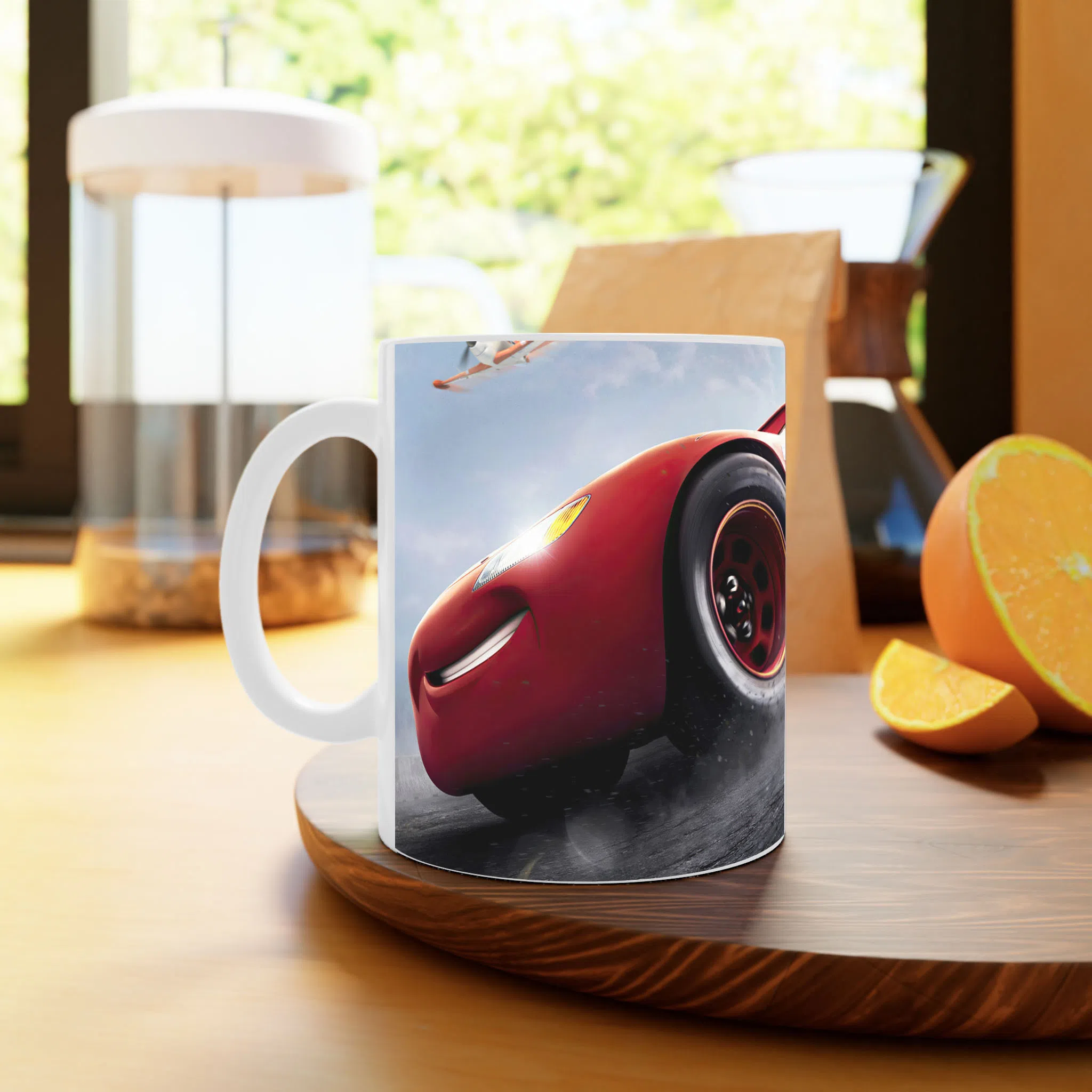 ماگ لیمینات طرح فیلم Cars کد NM11072 — تصویر 2