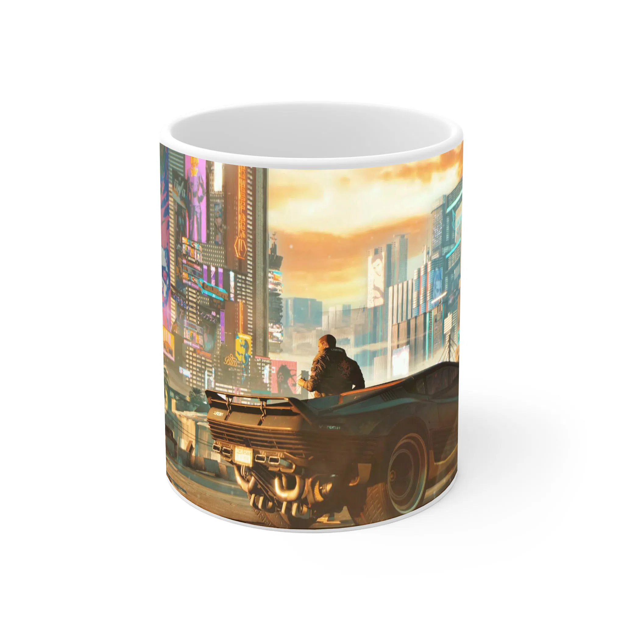 ماگ لیمینات طرح بازی سایبرپانک Cyberpunk 2077 Game کد NM6648