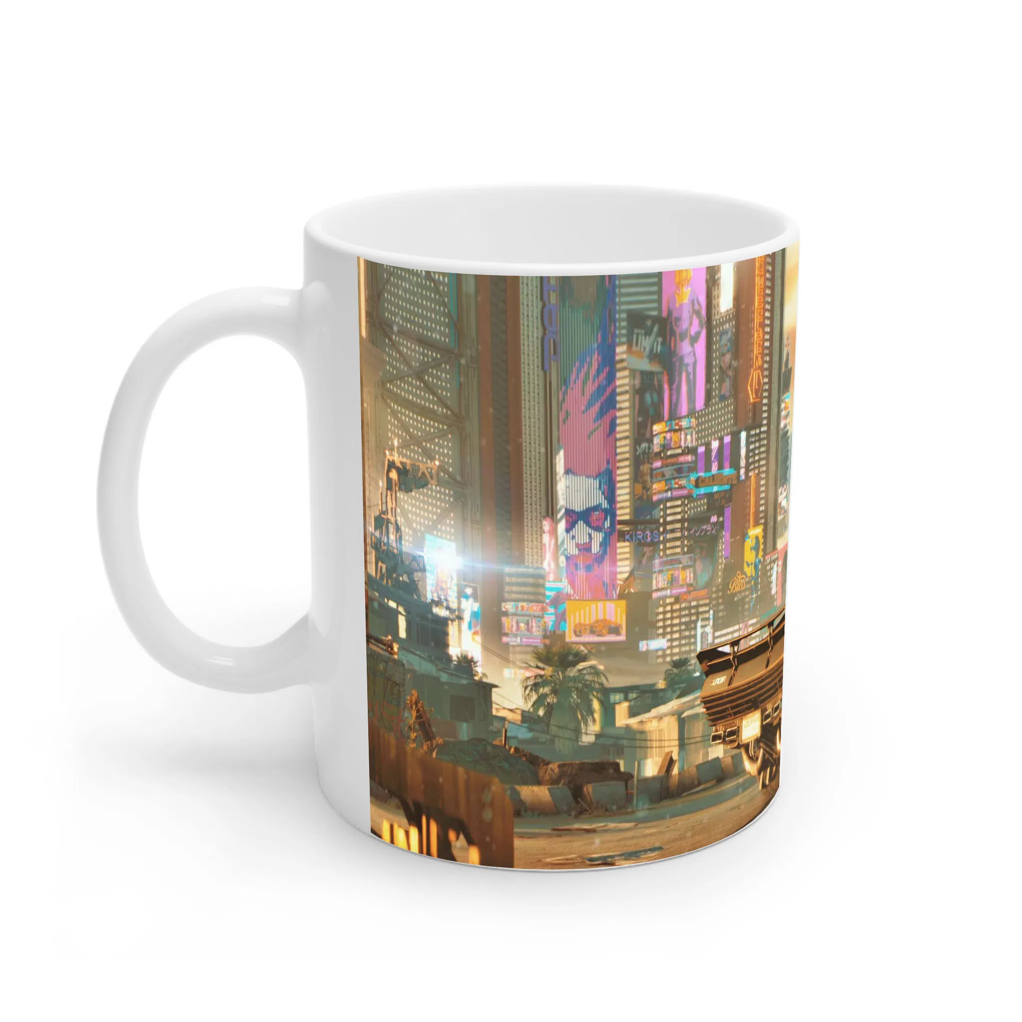 ماگ لیمینات طرح بازی سایبرپانک Cyberpunk 2077 Game کد NM6648 — تصویر 2