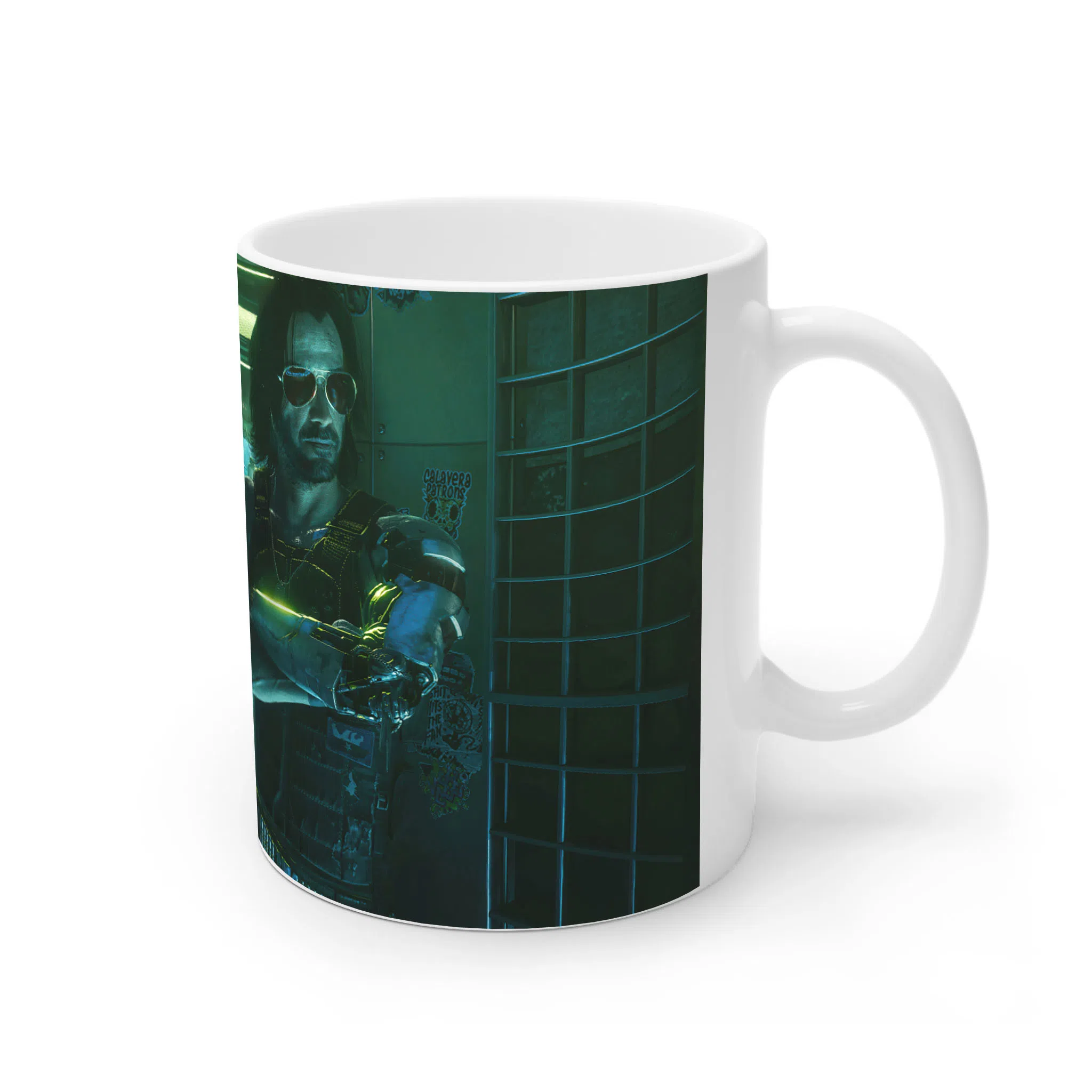 ماگ لیمینات طرح بازی سایبرپانک Cyberpunk 2077 Game کد NM6629 — تصویر 3