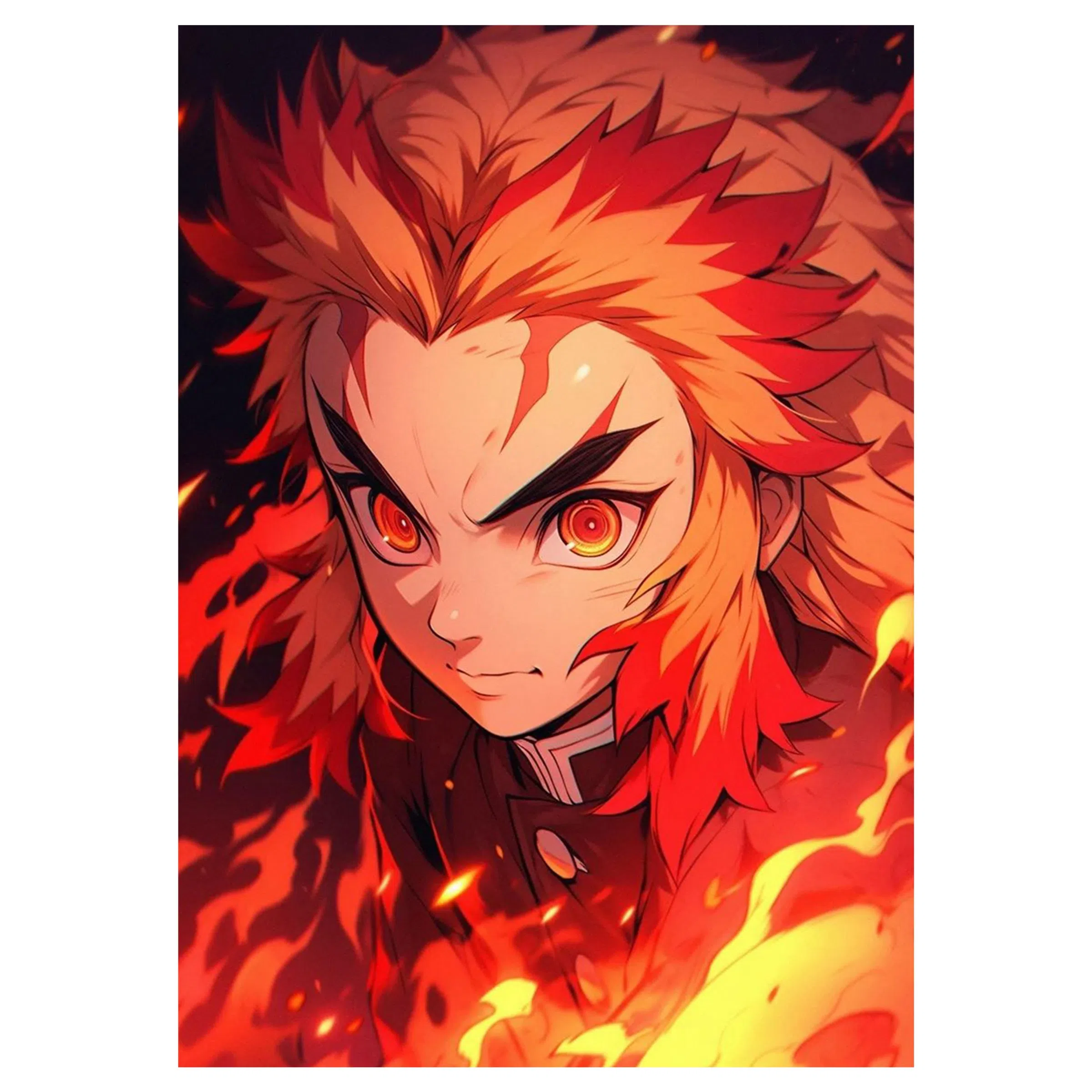 تابلو شاسی لیمینات طرح انیمه شیطان کش Demon Slayer مدل NV1547