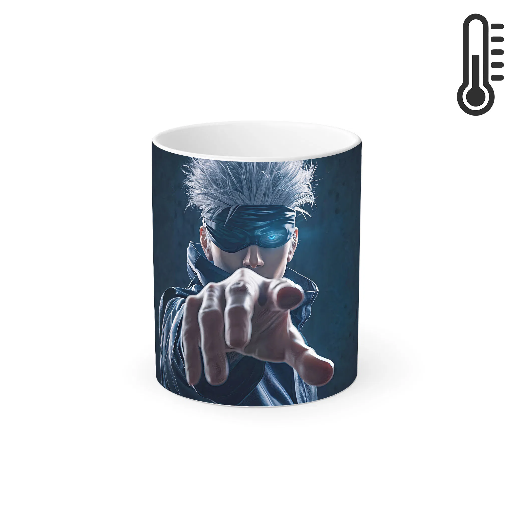 ماگ حرارتی لیمینات طرح انیمه جوجوتسو کایسن Jujutsu Kaisen Gojo Satoru کد NM0893