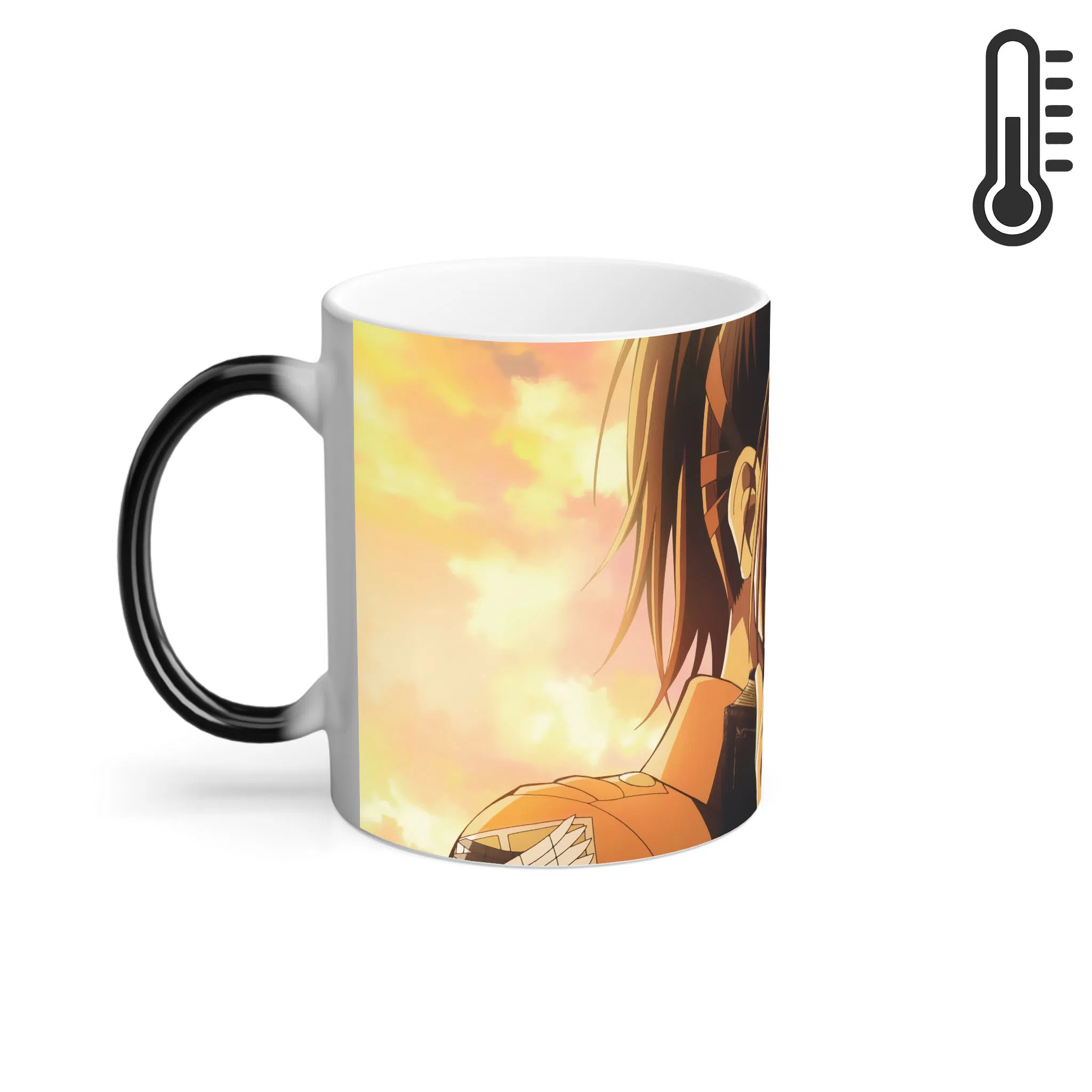 ماگ حرارتی  لیمینات طرح انیمه حمله به غول ها - Shingeki no Kyojin - Attack on Titan - Hange Zoe کد NM0494 — تصویر 2