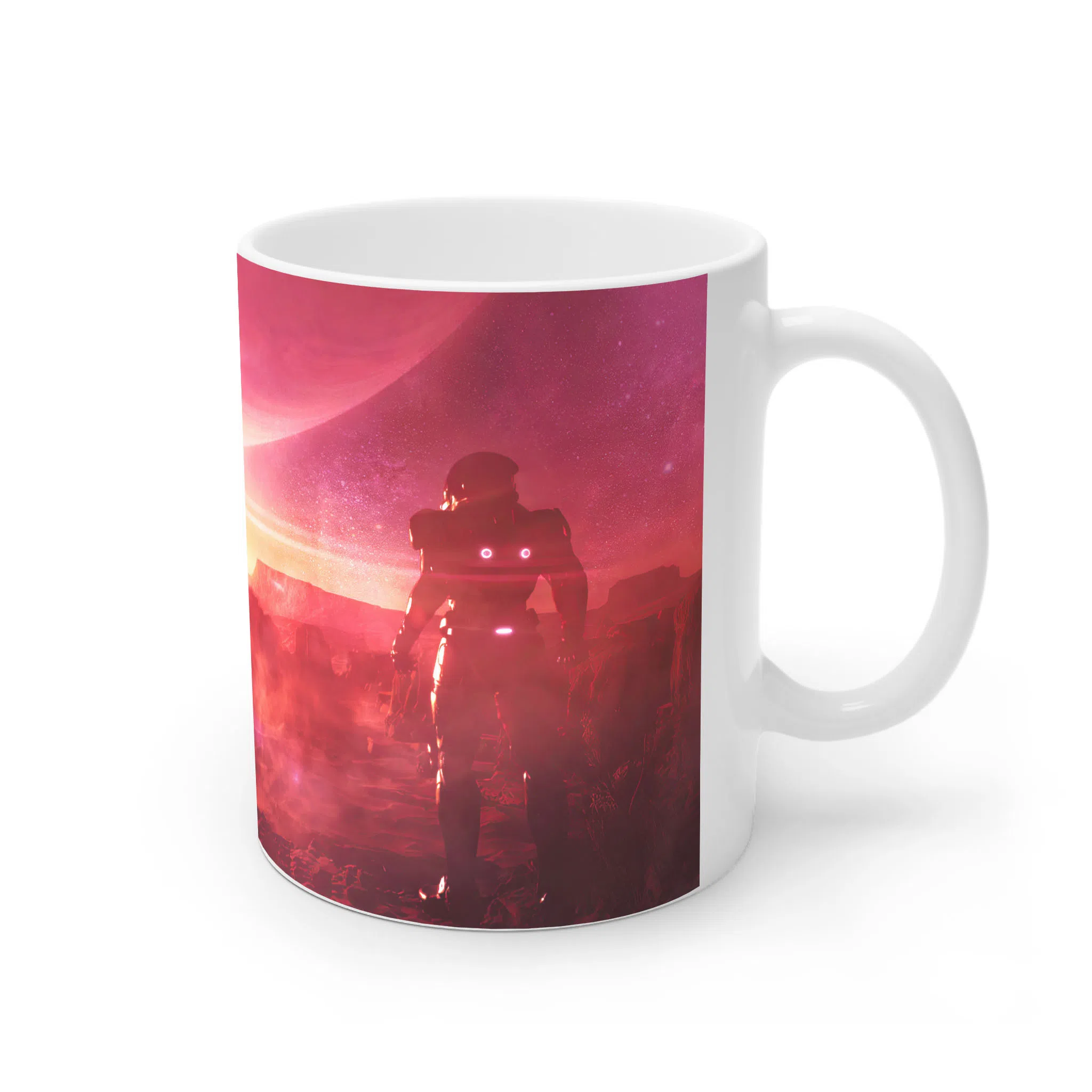 ماگ لیمینات طرح بازی مس افکت Mass Effect Game کد NM8351 — تصویر 3