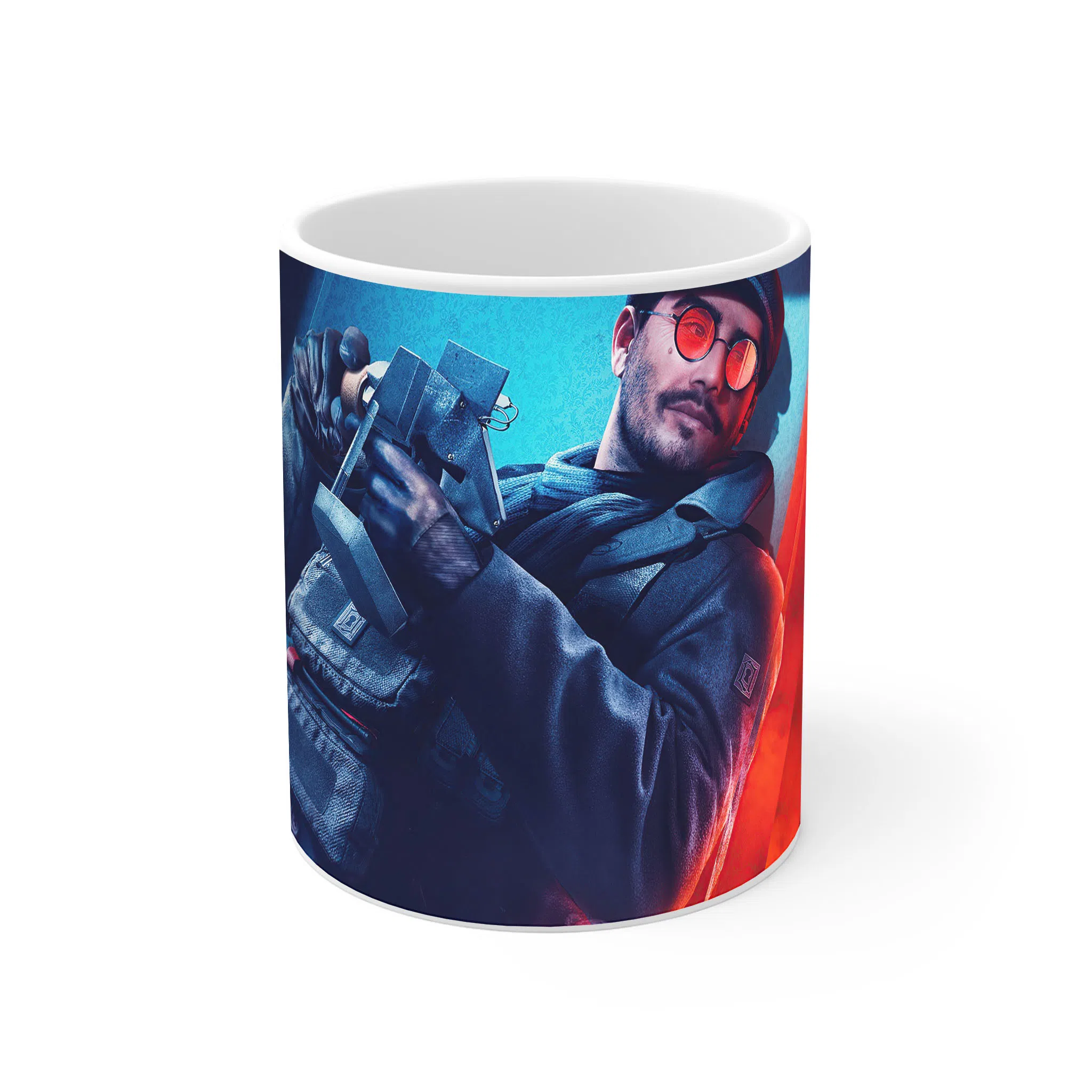 ماگ لیمینات طرح بازی Rainbow Six Siege Game کد NM9210