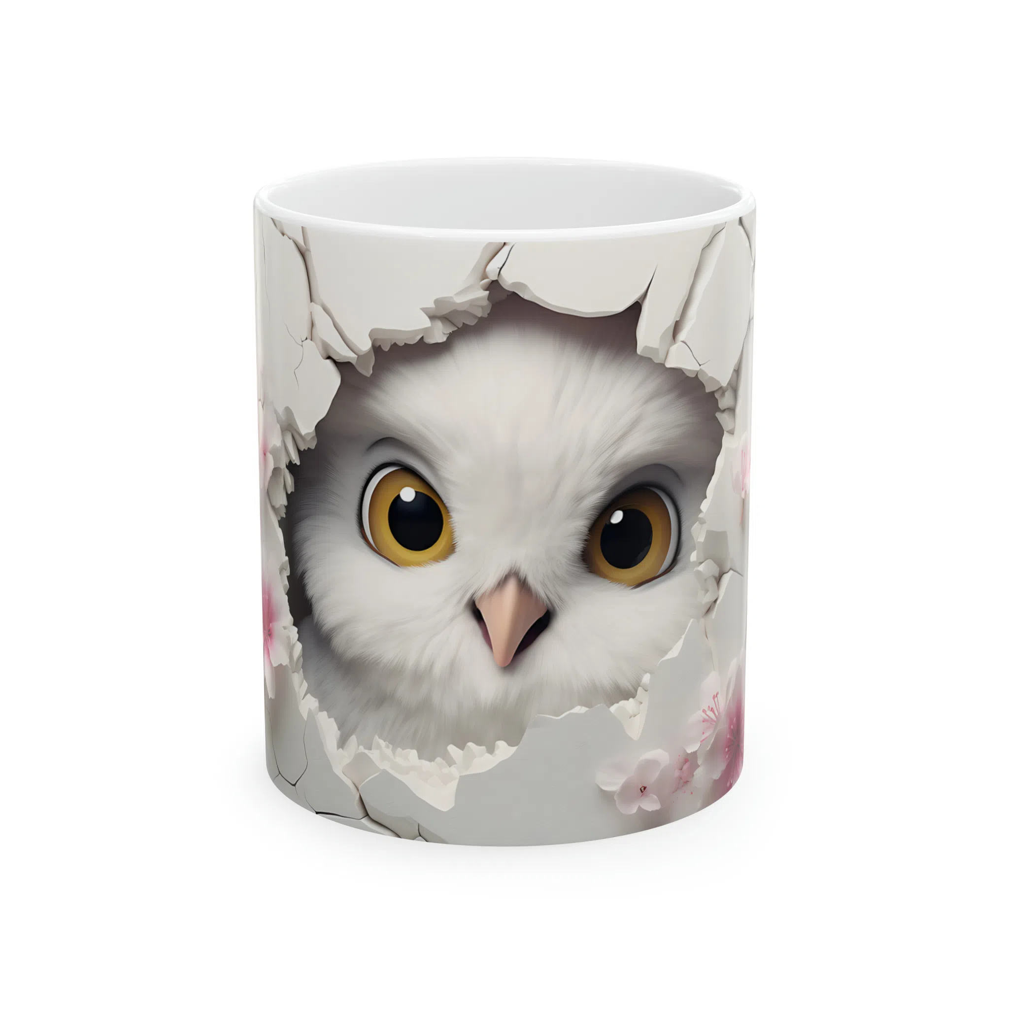 ماگ طرح سه بعدی حیوانات جغد owl مدل NM3203