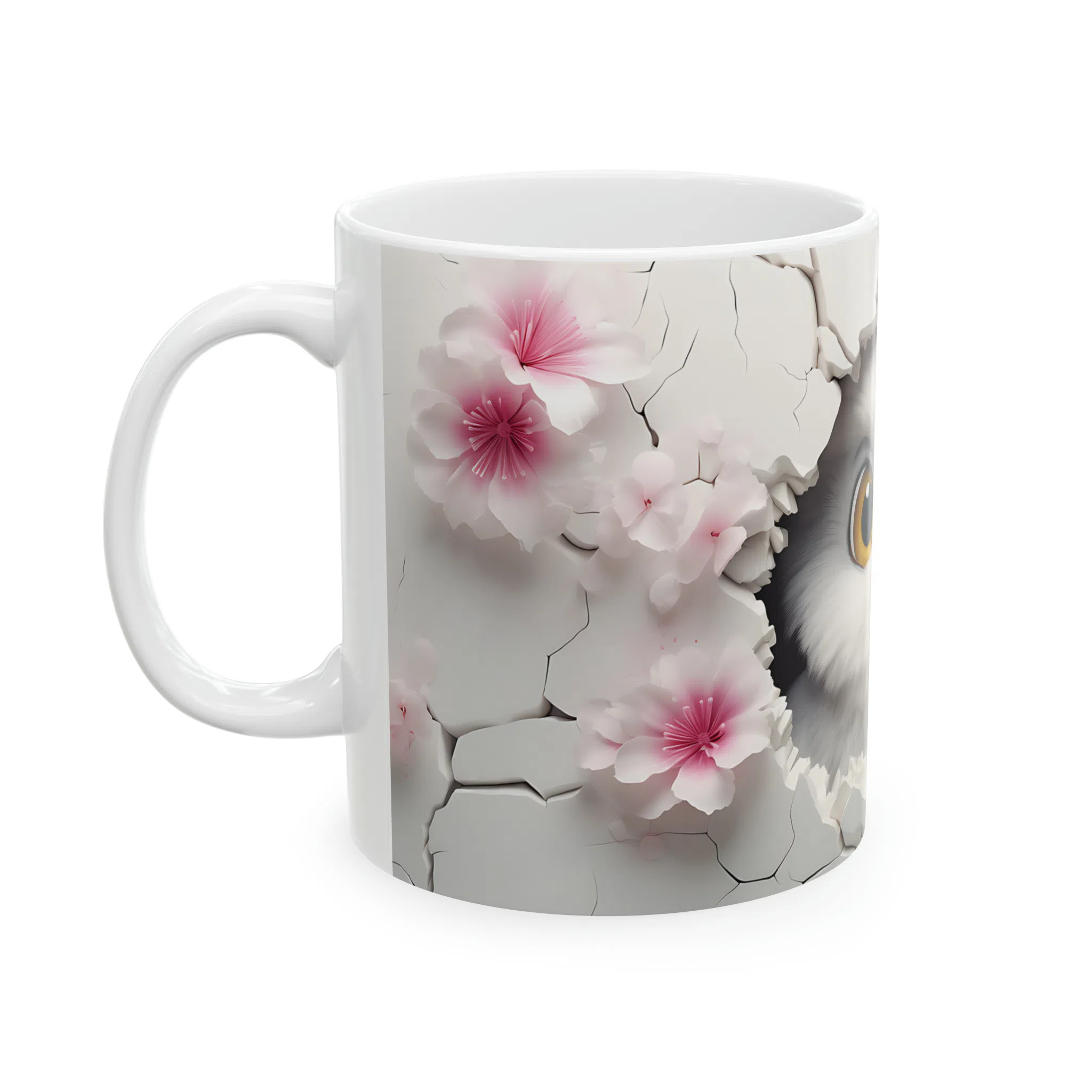 ماگ طرح سه بعدی حیوانات جغد owl مدل NM3203 — تصویر 2