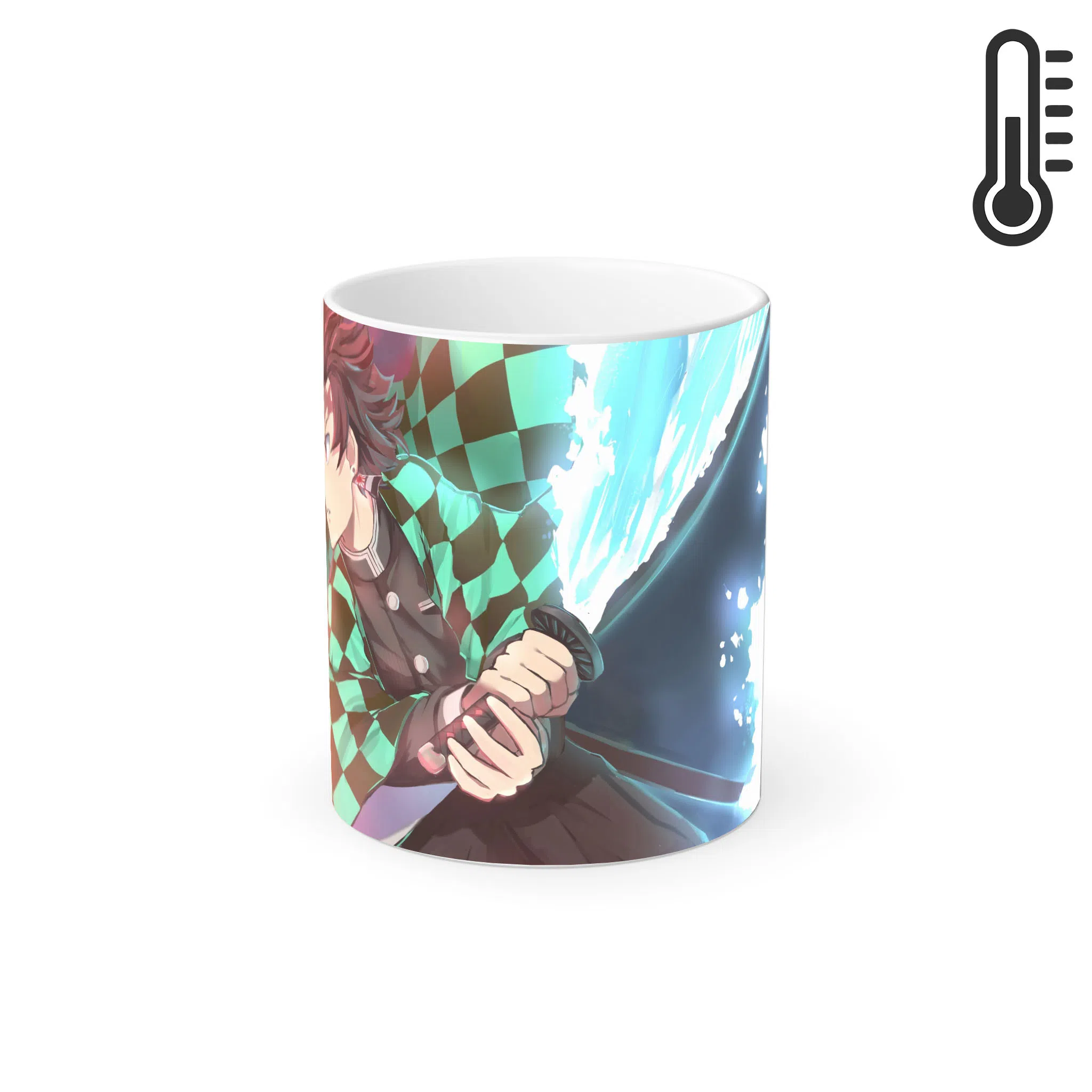 ماگ حرارتی لیمینات طرح انیمه شیطان کش تانجیرو Tanjiro Kimetsu no Yaiba Demon Slayer کد NM0670 — تصویر 2