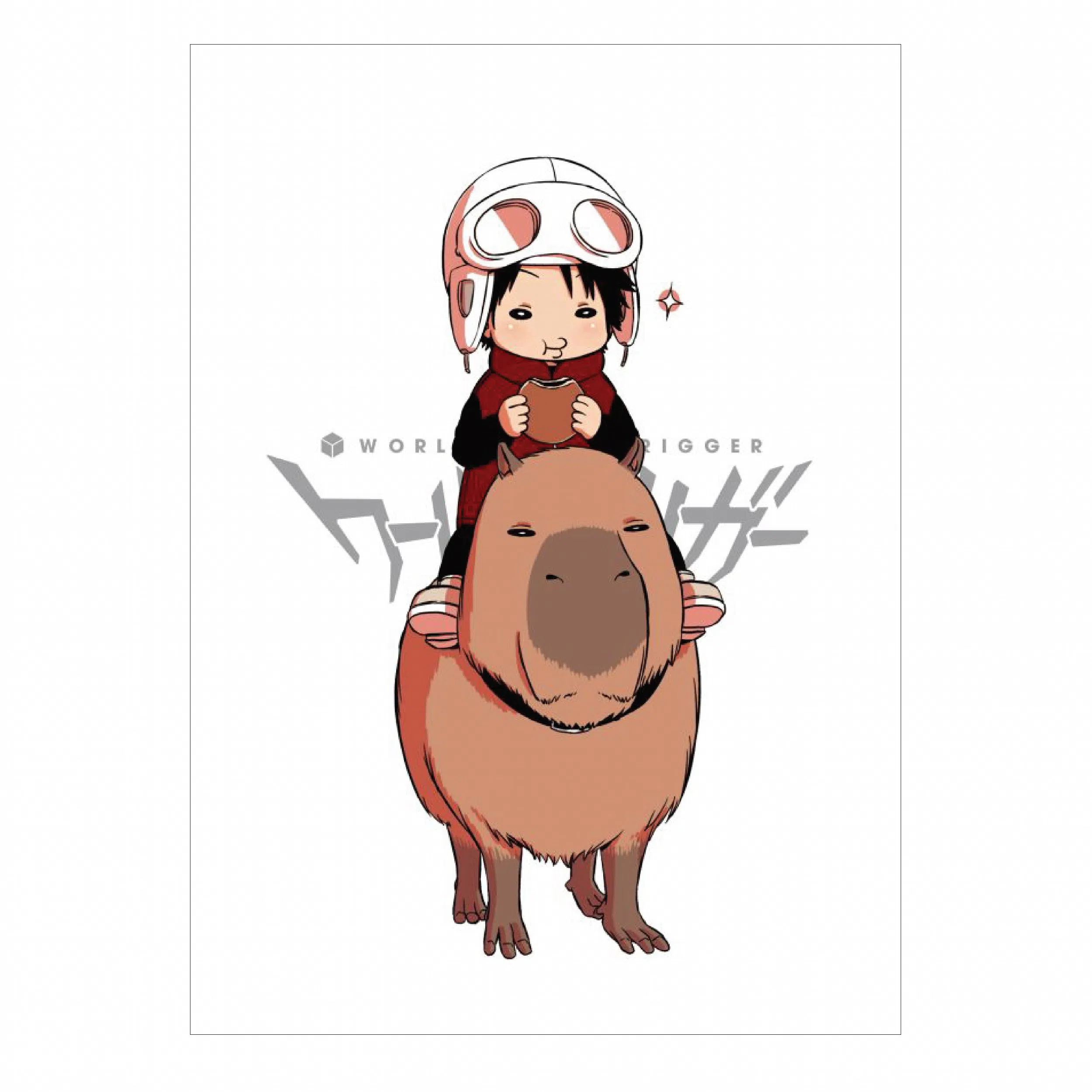 تابلو شاسی لیمینات طرح انیمه ماشه جهان World Trigger مدل NV1092