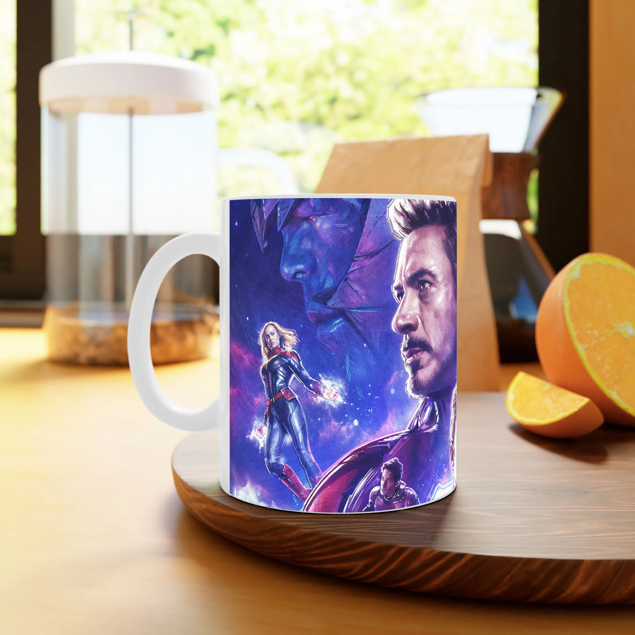 ماگ لیمینات طرح فیلم انتقام جویان Avengers کد NM10624 — تصویر 4