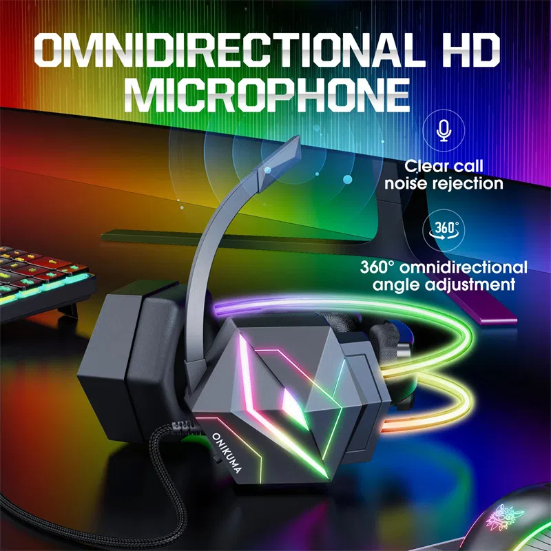 هدفون مخصوص بازی اونیکوما مدل X20 RGB-HEAD — تصویر 5