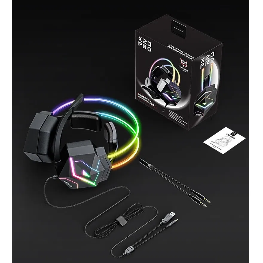 هدفون مخصوص بازی اونیکوما مدل X20 RGB-HEAD — تصویر 8