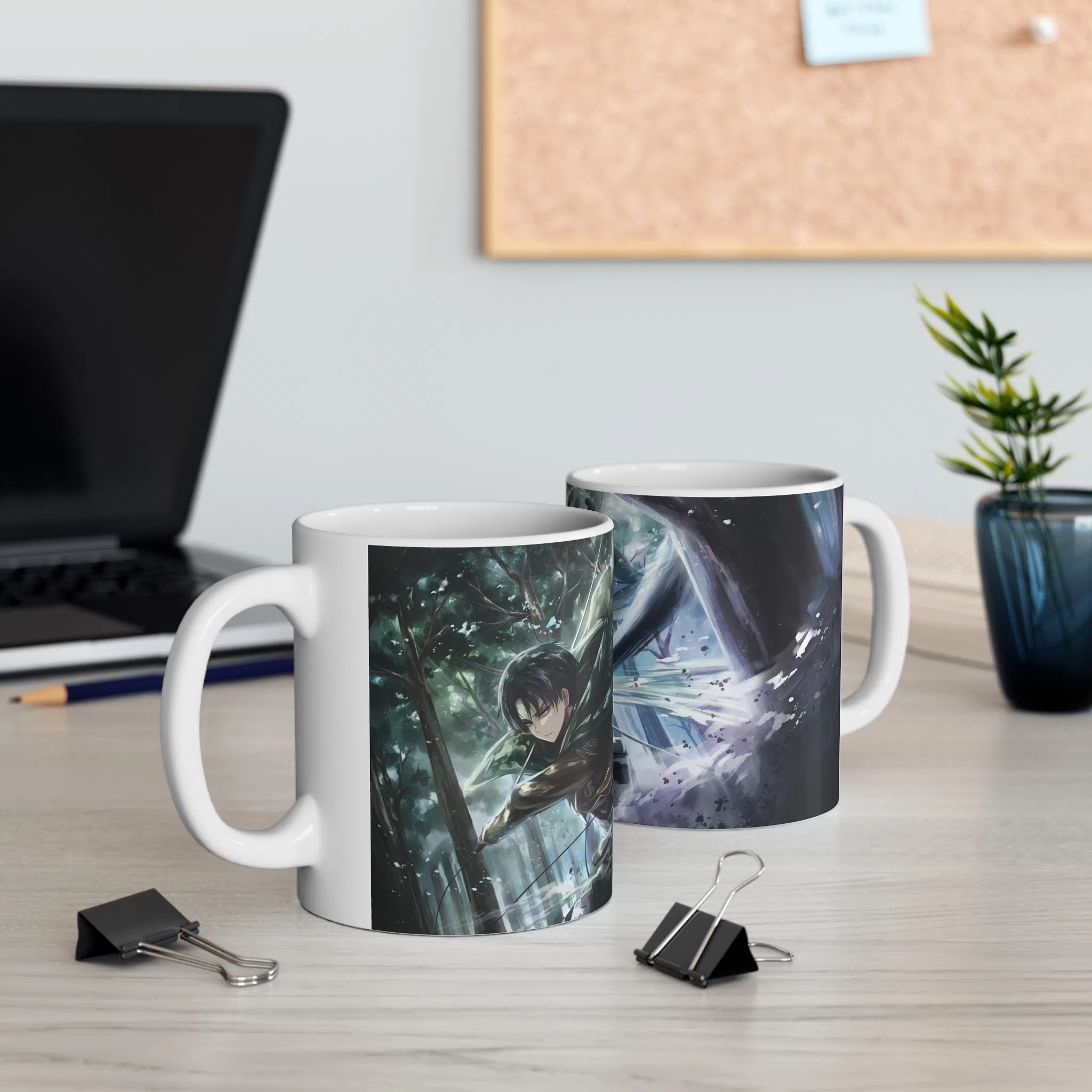 ماگ طرح انیمه اتک ان تایتان Attack on the Titan مدل NM2616 — تصویر 3