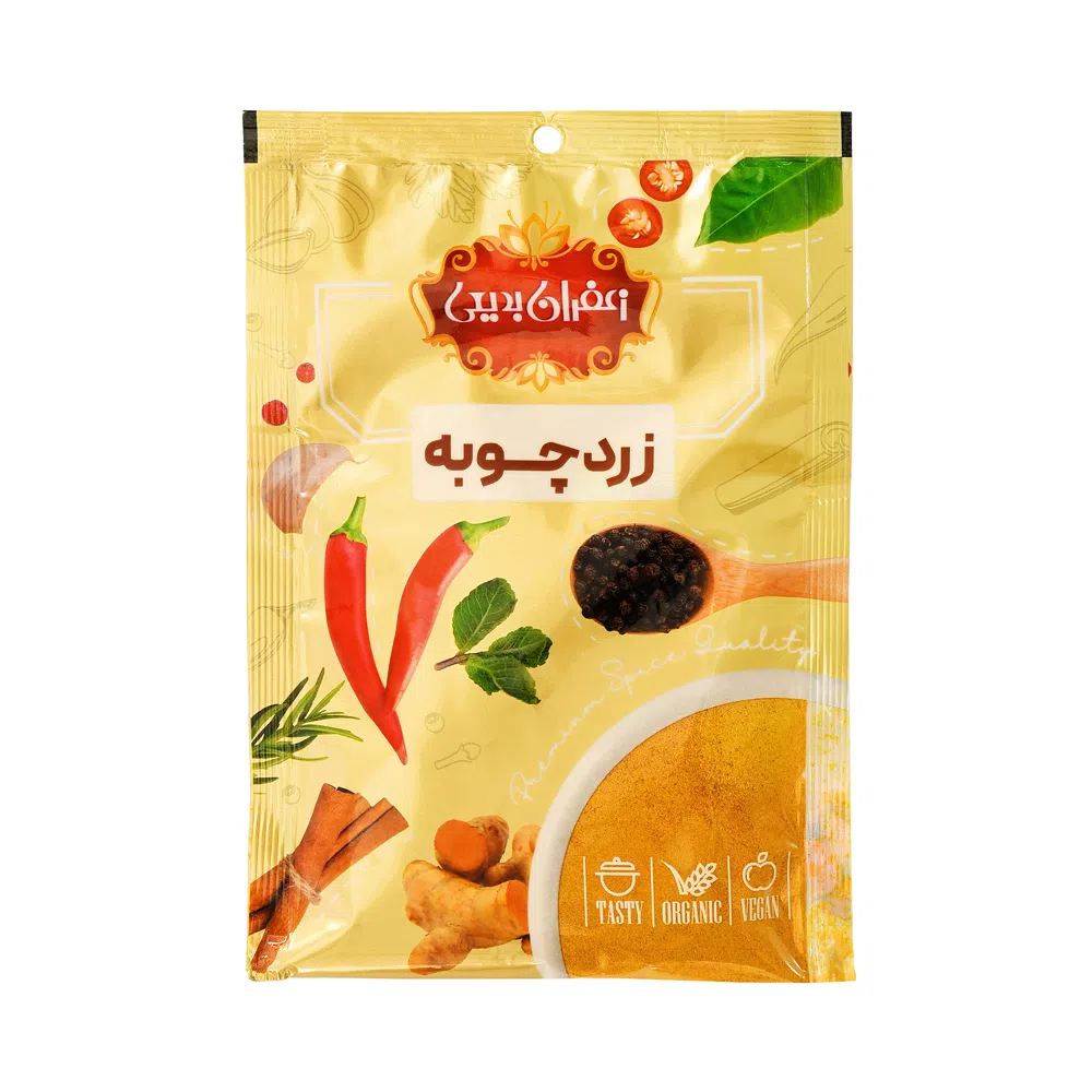 ادویه زردچوبه بدیعی ساشه
