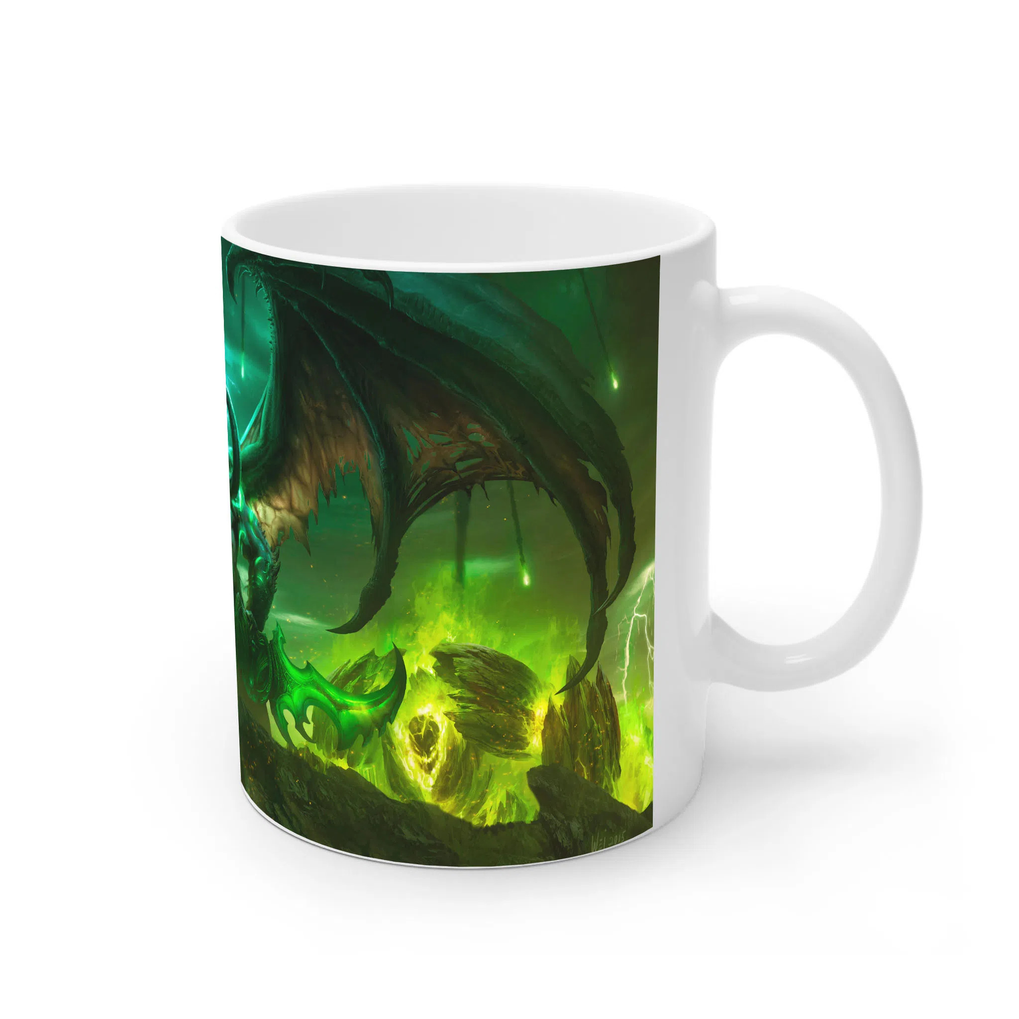 ماگ لیمینات طرح بازی وارکرفت World of Warcraft Game کد NM10430 — تصویر 3
