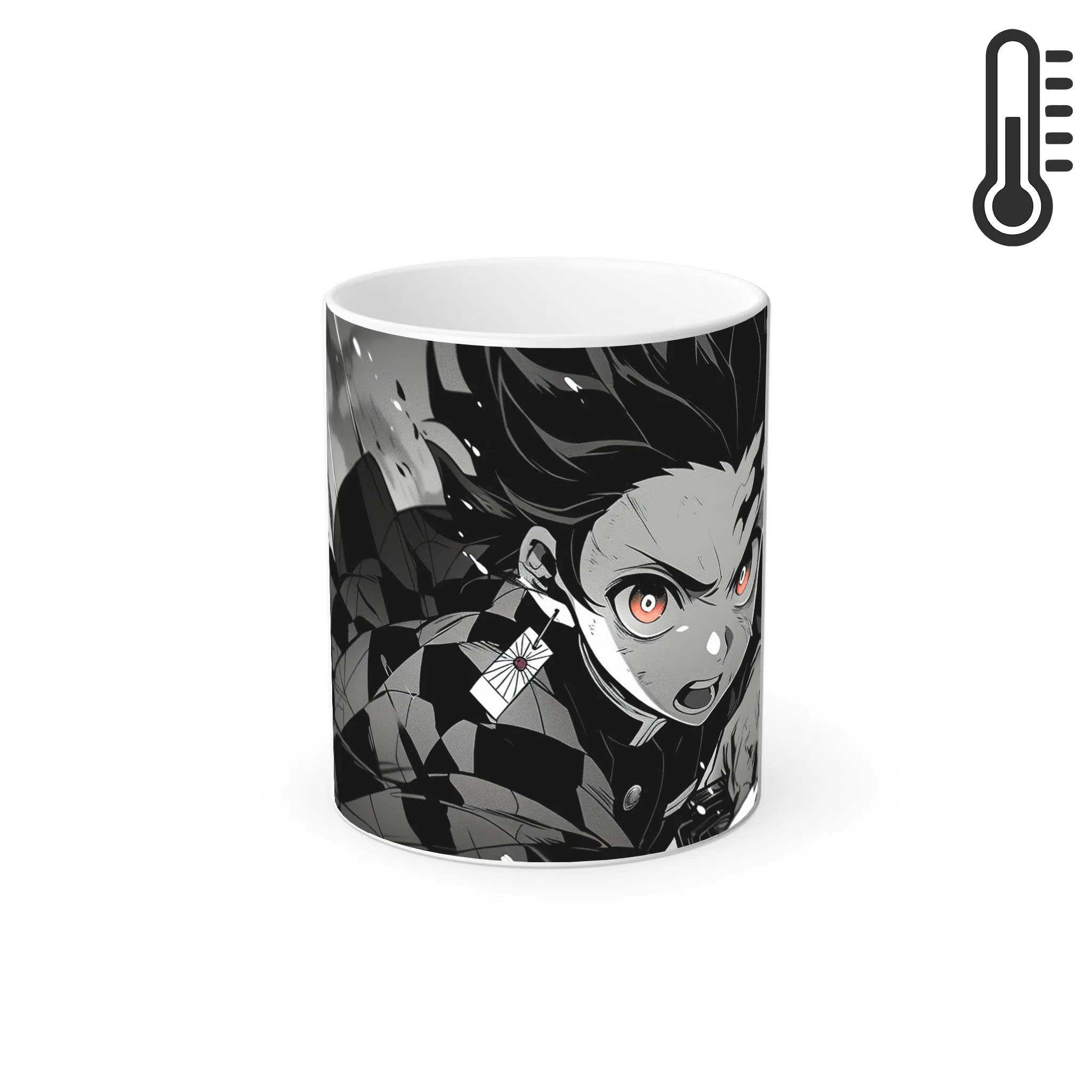 ماگ حرارتی لیمینات طرح انیمه شیطان کش تانجیرو Tanjiro Kimetsu no Yaiba Demon Slayer کد NM0678
