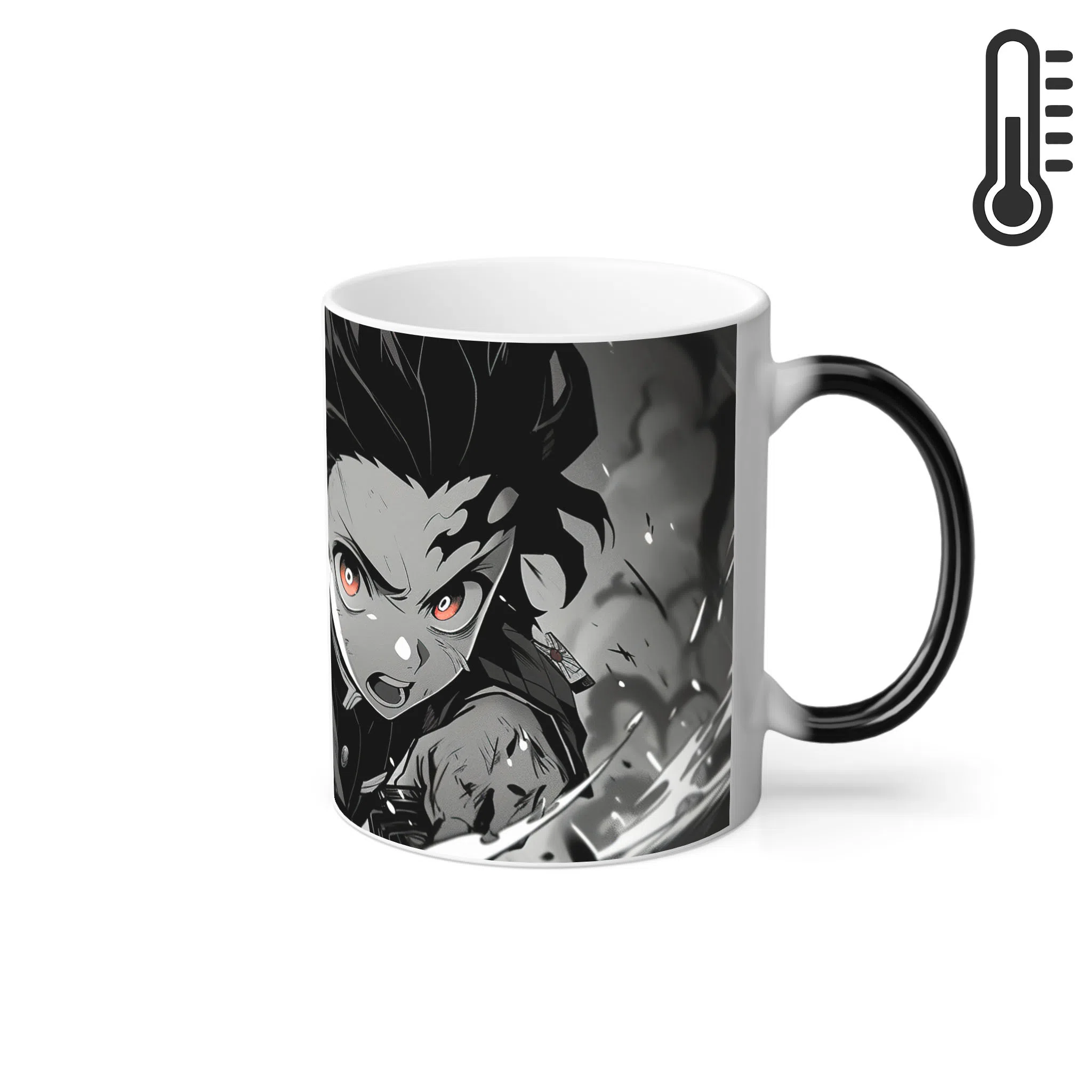 ماگ حرارتی لیمینات طرح انیمه شیطان کش تانجیرو Tanjiro Kimetsu no Yaiba Demon Slayer کد NM0678 — تصویر 2