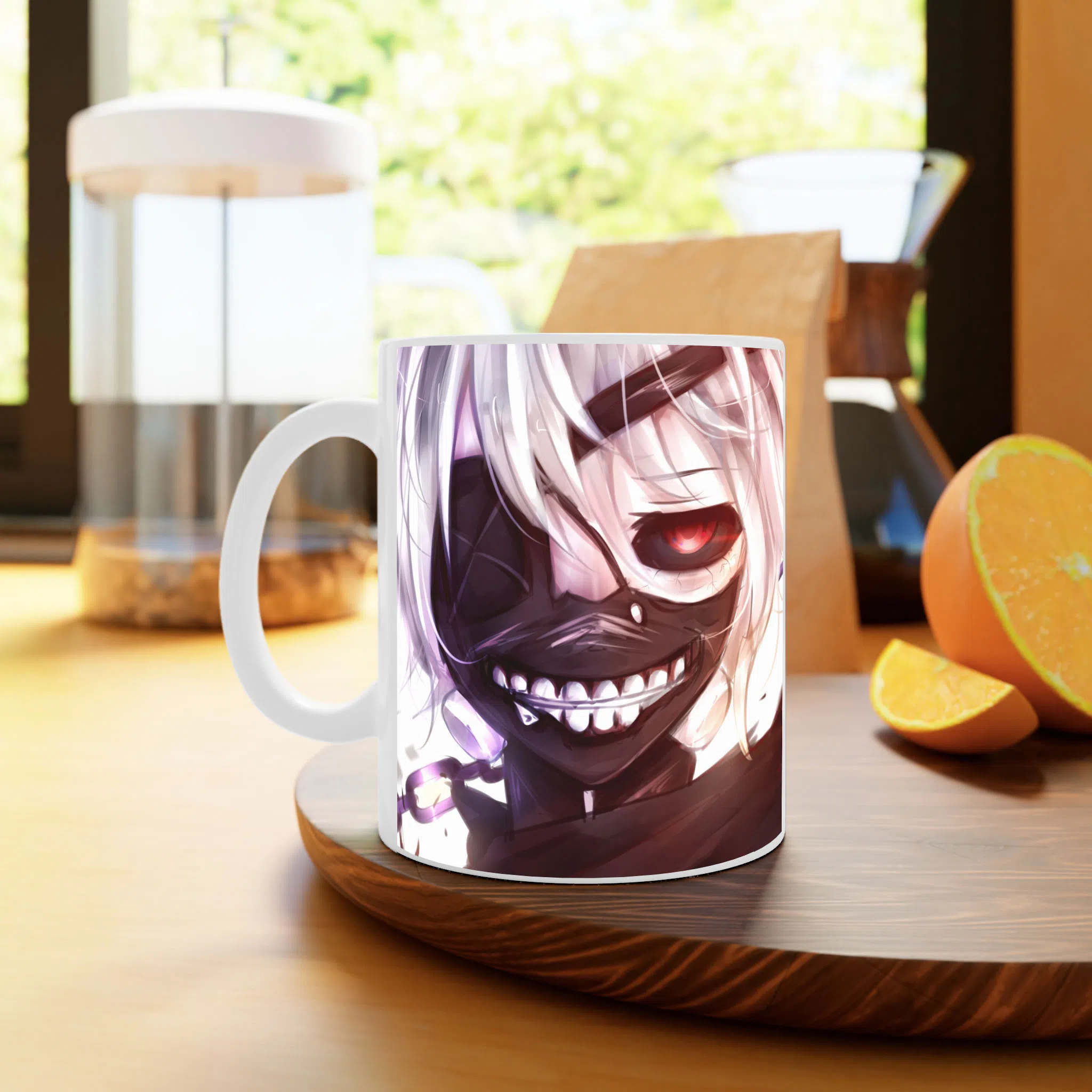 ماگ لیمینات طرح انیمه توکیو غول - Tokyo ghoul کد NM3542 — تصویر 3