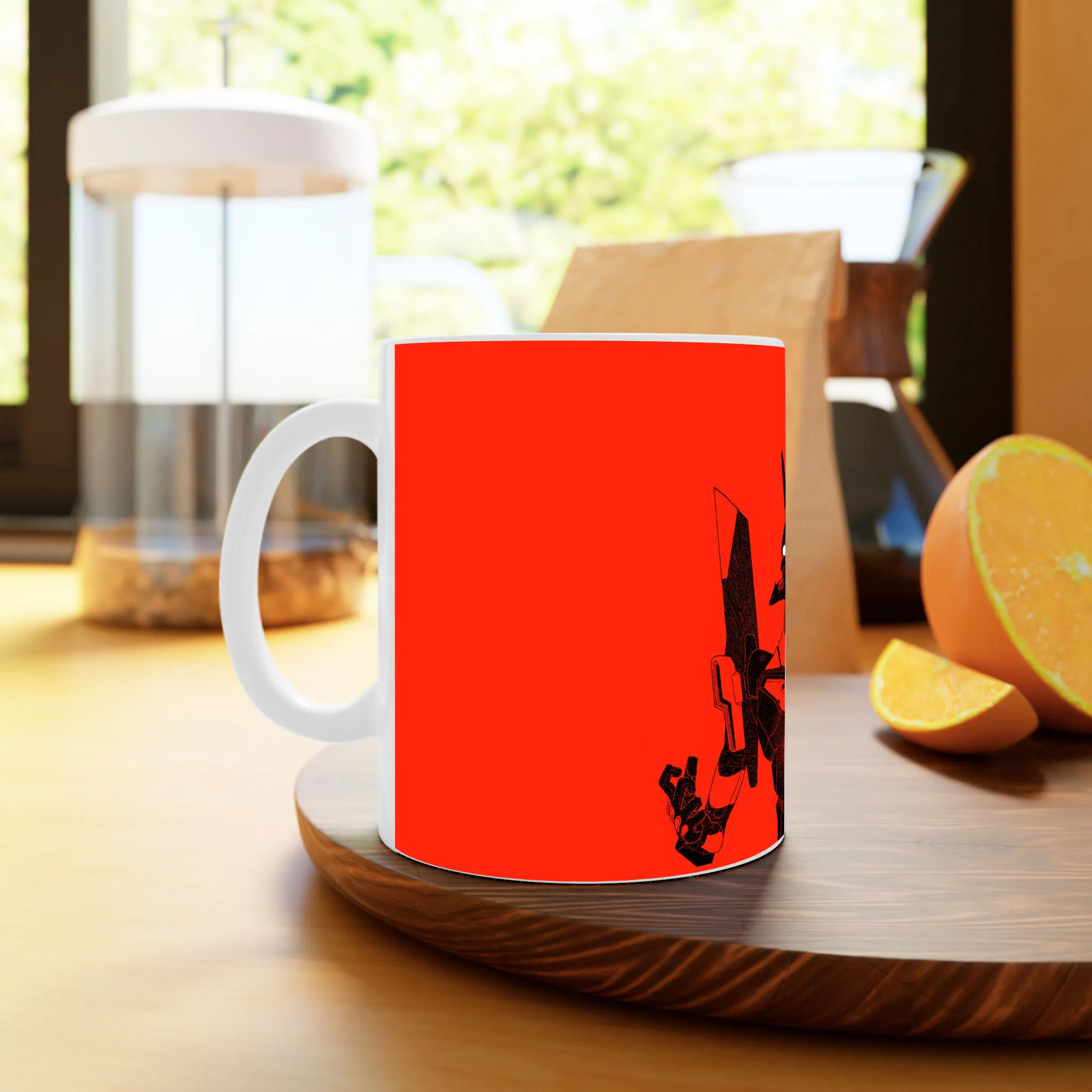 ماگ لیمینات طرح انیمه Evangelion کد NM0799 — تصویر 3