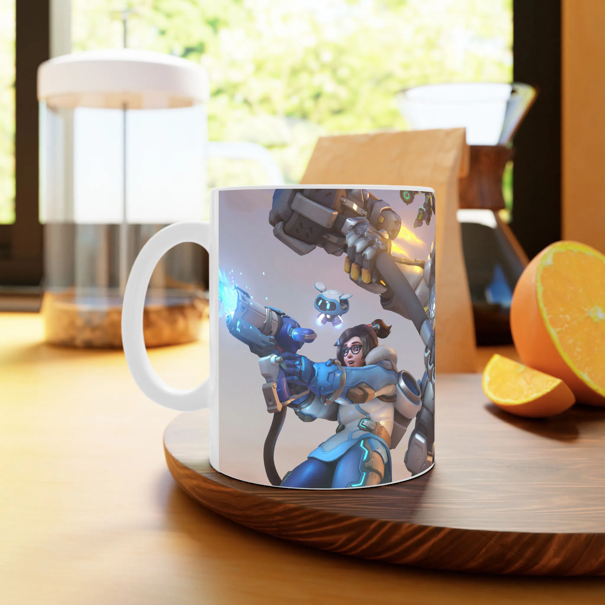ماگ لیمینات طرح بازی اوورواچ Overwatch Game کد NM8772 — تصویر 3