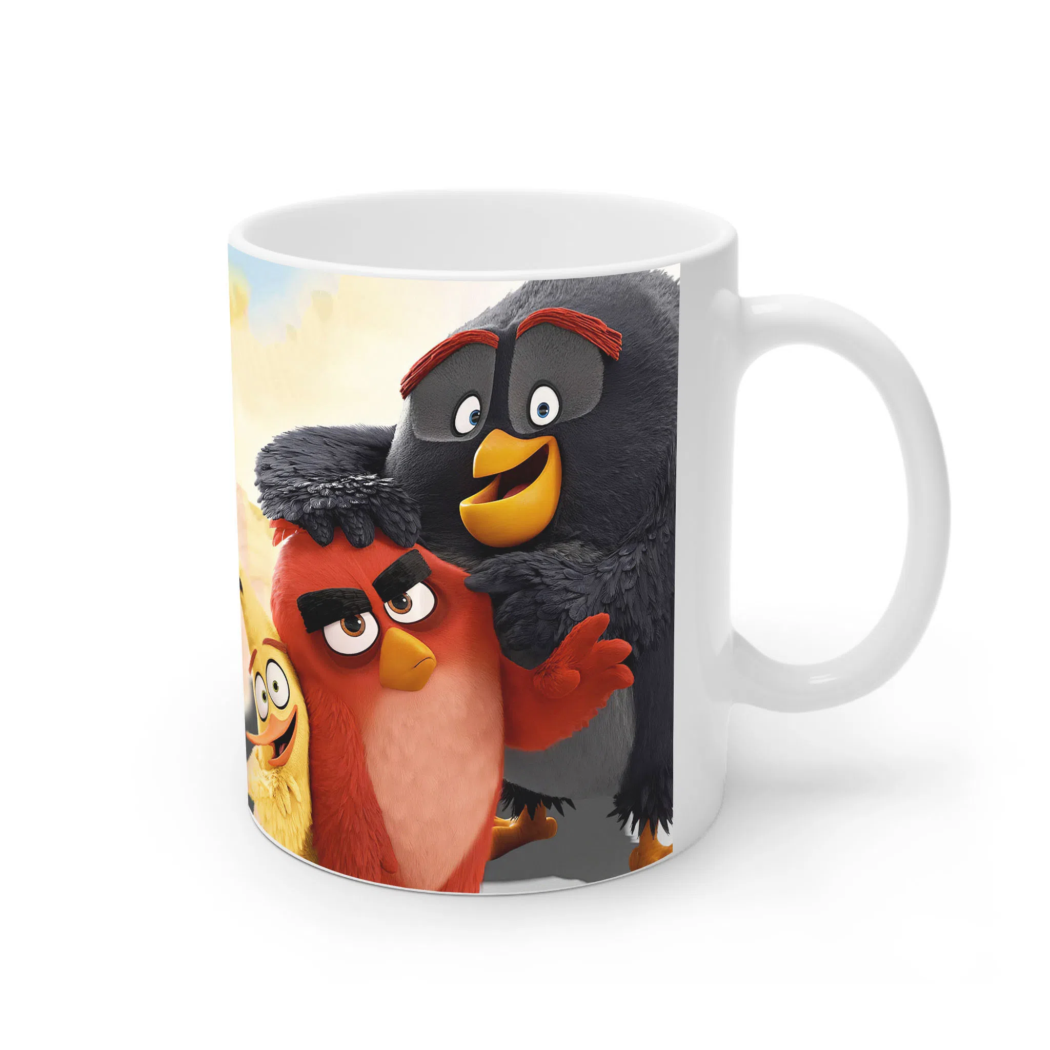 ماگ لیمینات طرح بازی پرندگان خشمگین Angry Birds Game کد NM5939 — تصویر 2