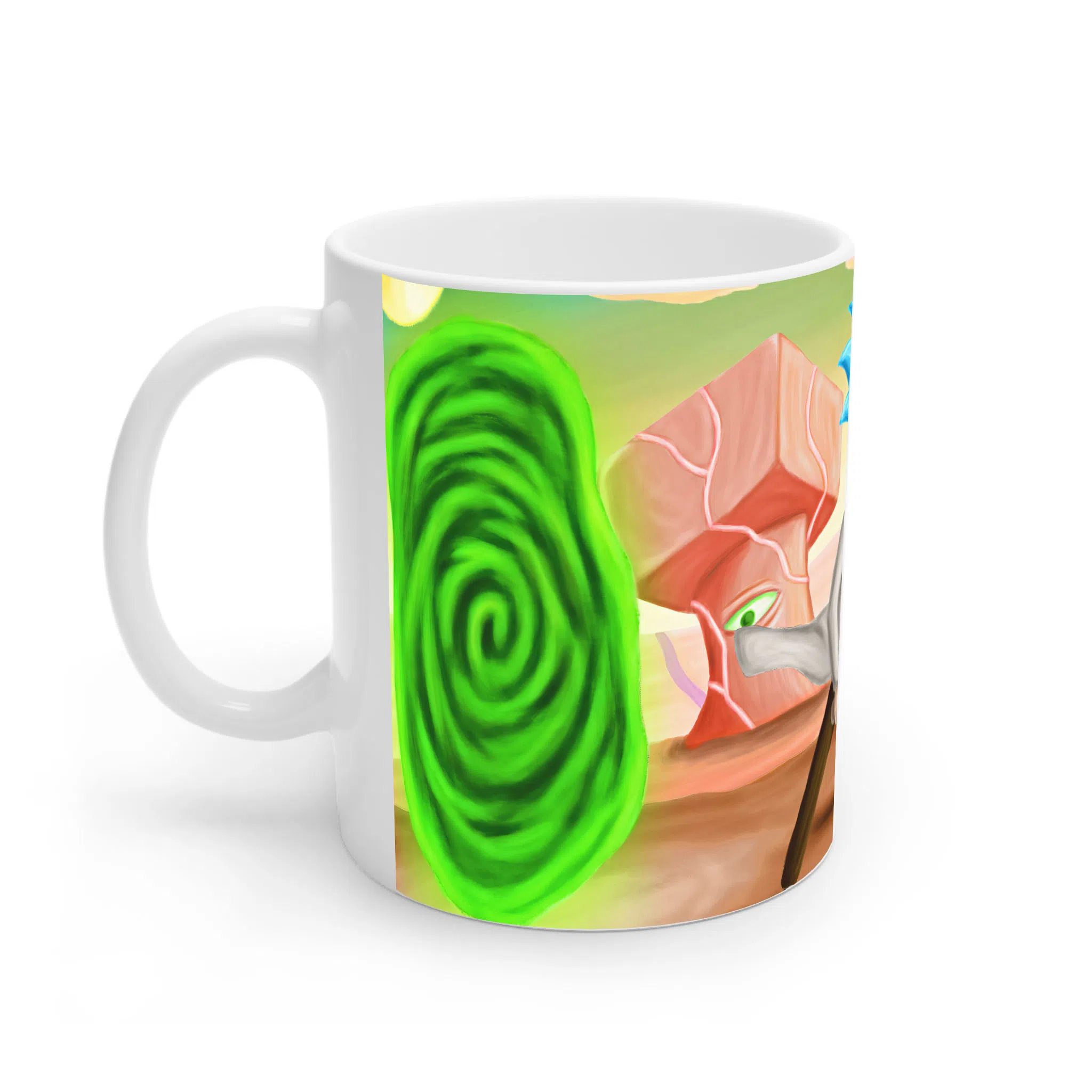 ماگ لیمینات طرح سریال ریک و مورتی Rick and Morty کد NM4918 — تصویر 2