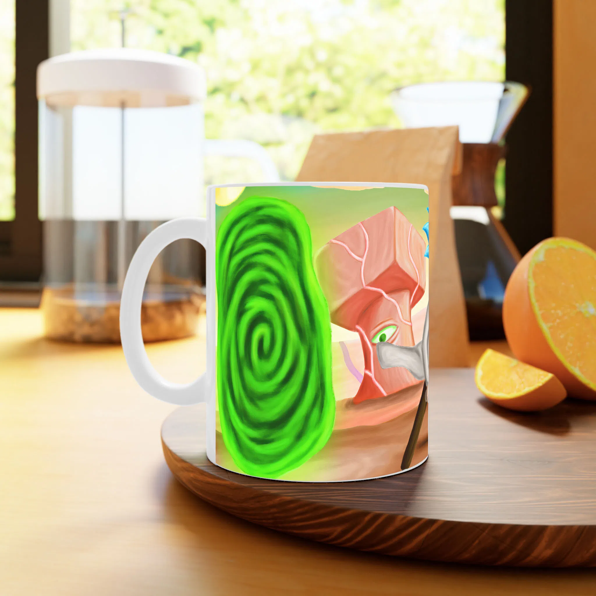 ماگ لیمینات طرح سریال ریک و مورتی Rick and Morty کد NM4918 — تصویر 3