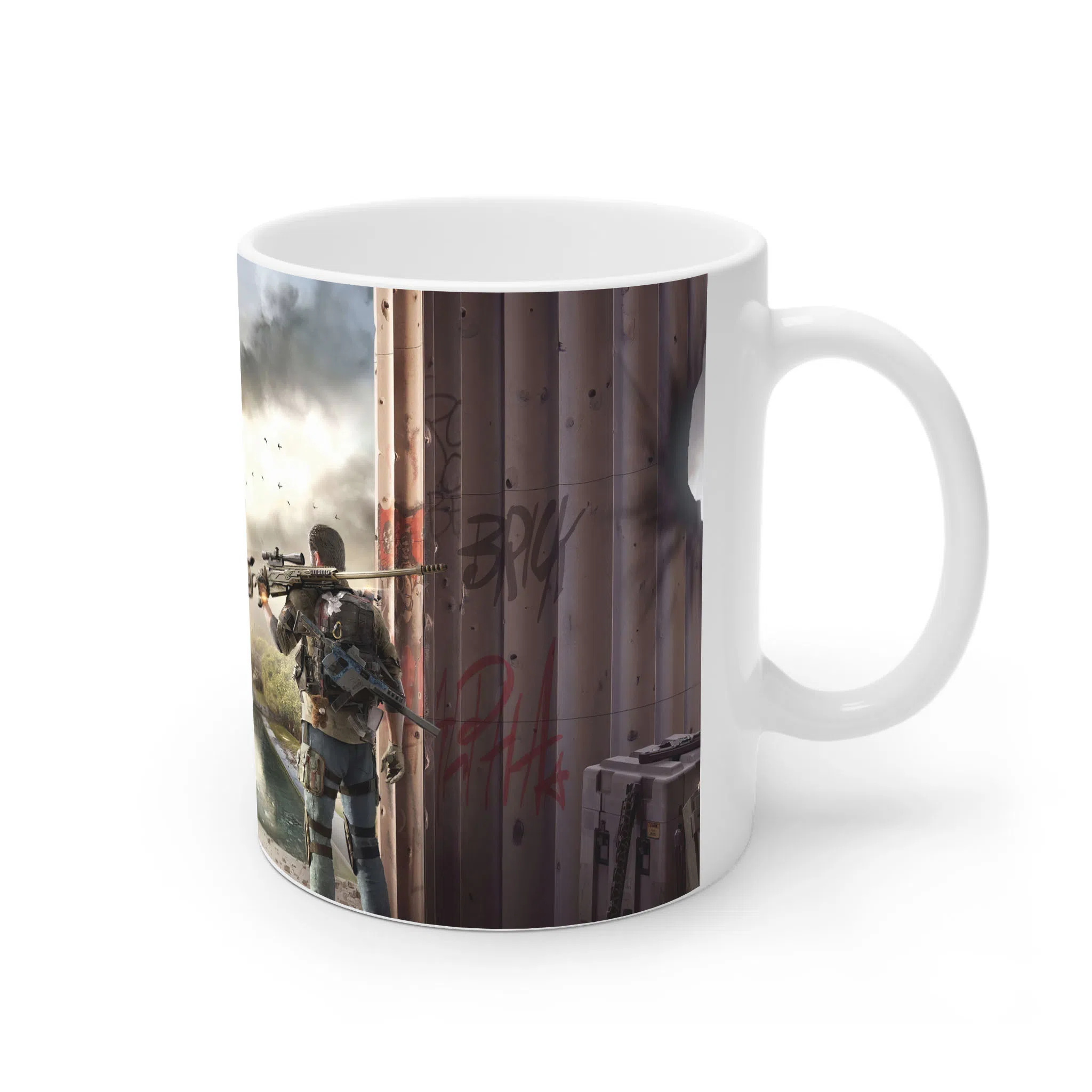 ماگ لیمینات طرح بازی Tom Clancys Rainbow Six Siege Game کد NM10247 — تصویر 3