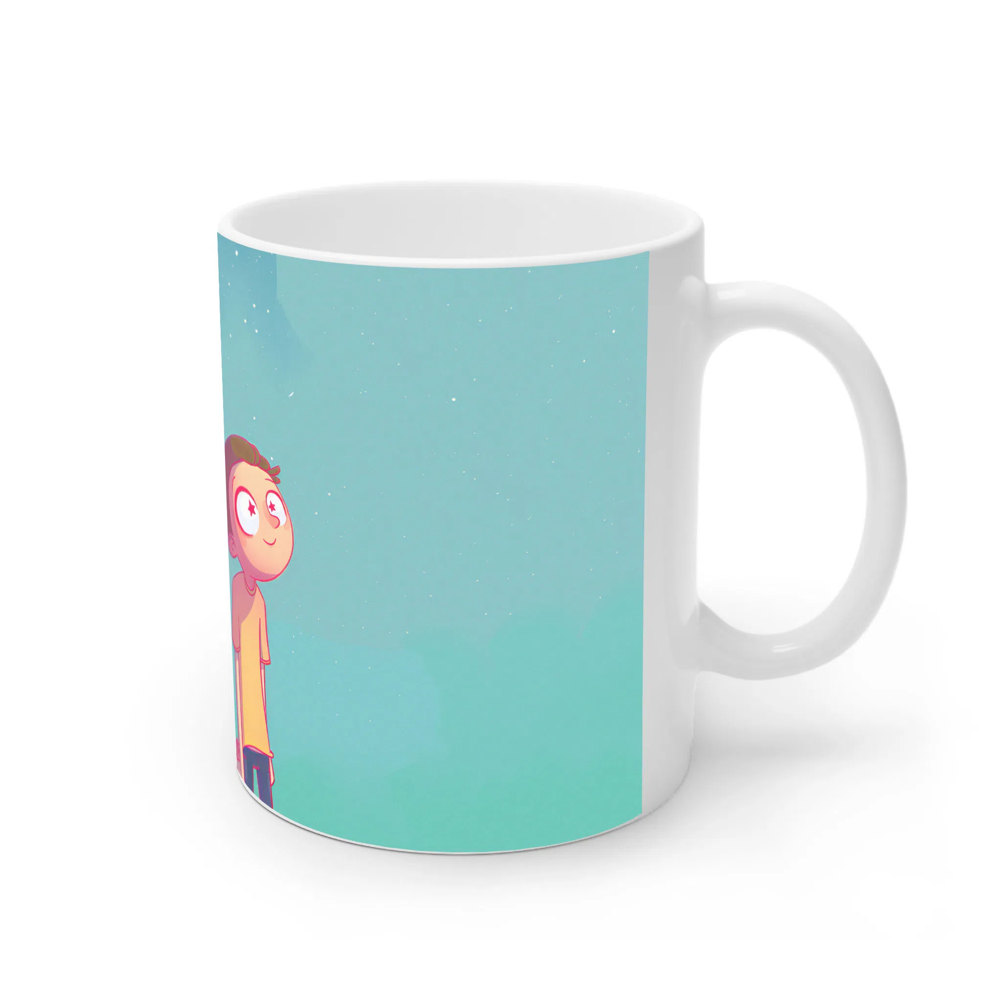 ماگ لیمینات طرح سریال ریک و مورتی Rick and Morty کد NM4905 — تصویر 3