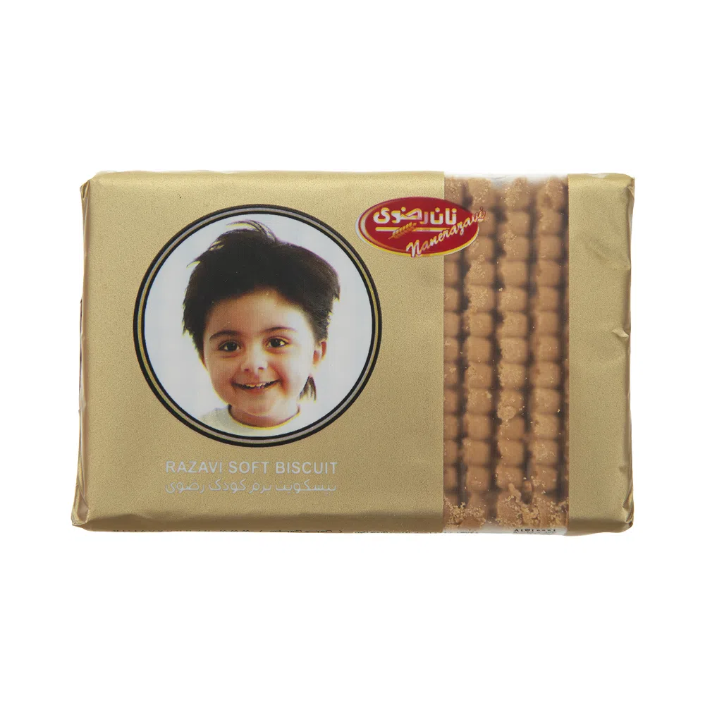 بیسکویت نرم کودک نان رضوی 80 گرم