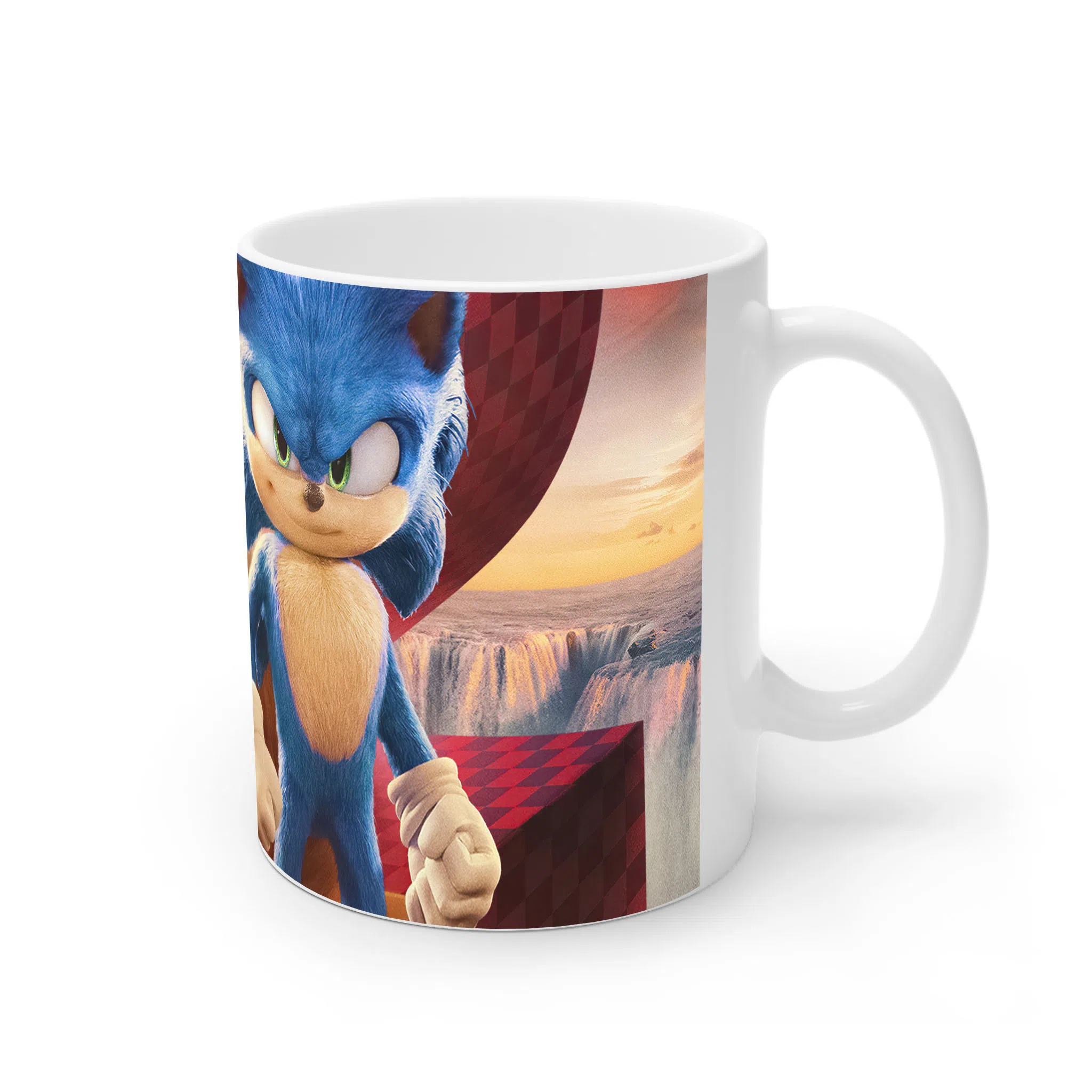 ماگ لیمینات طرح فیلم سونیک خارپشت Sonic the Hedgehog کد NM12323 — تصویر 2