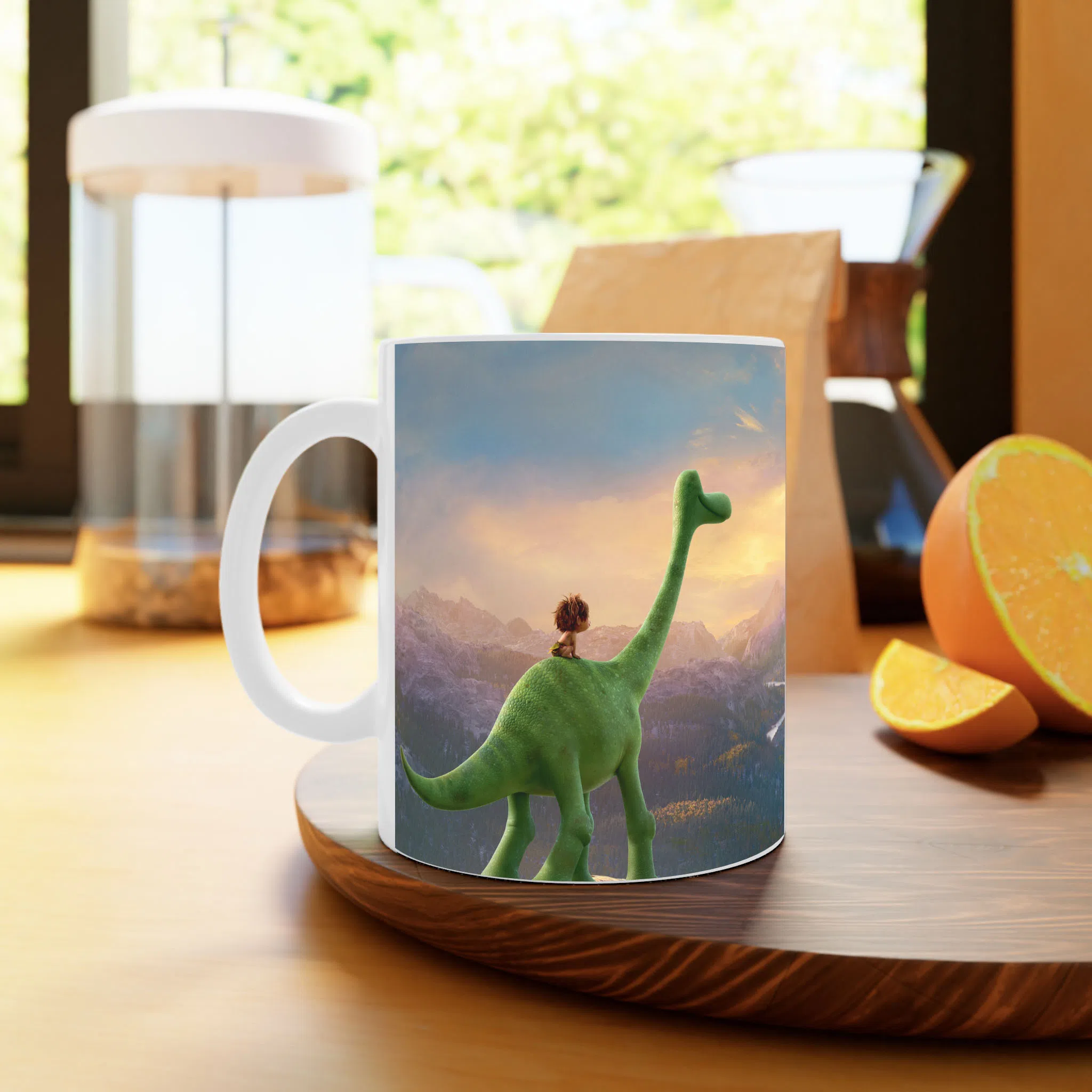 ماگ لیمینات طرح فیلم دایناسور خوب The Good Dinosaur کد NM12821 — تصویر 3