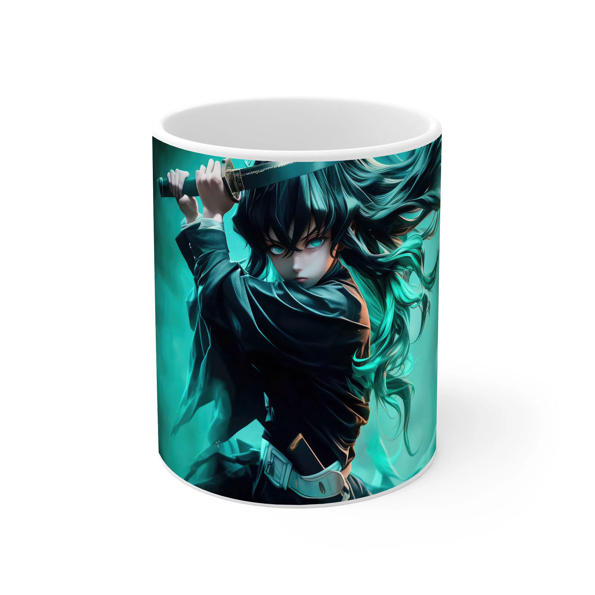 ماگ لیمینات طرح انیمه شیطان کش هاشیرا مه - Muichiro Tokito - Kimetsu no Yaiba - Demon Slayer کد NM0646
