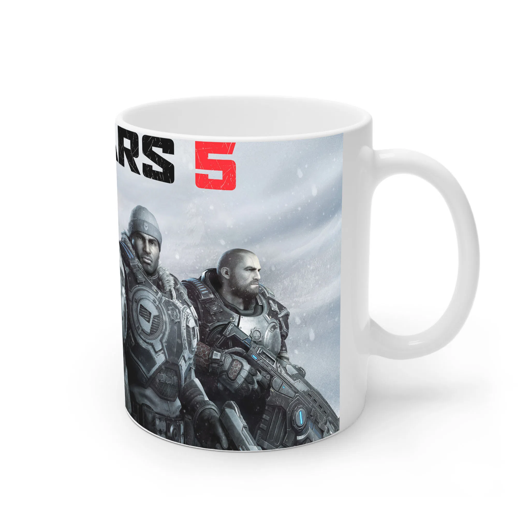 ماگ لیمینات طرح بازی Gears of War Game کد NM7661 — تصویر 2