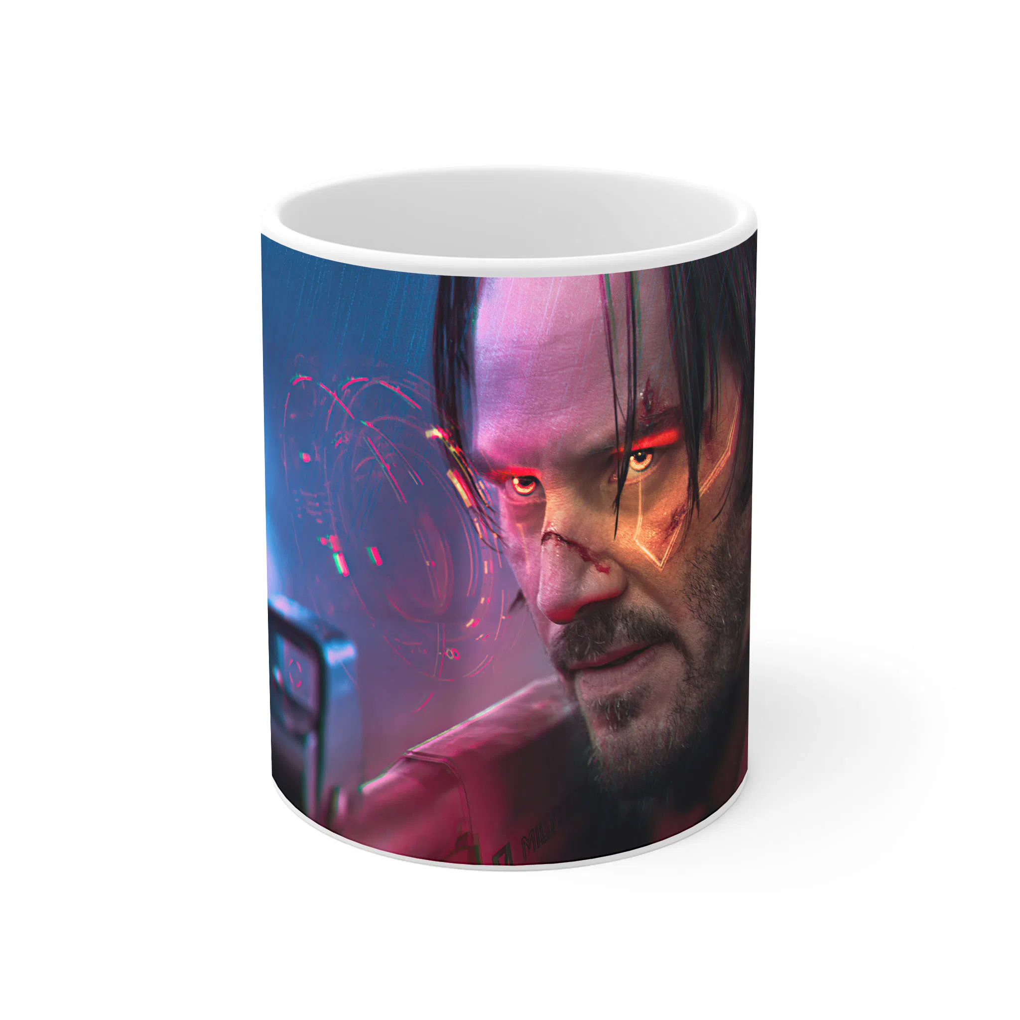 ماگ لیمینات طرح بازی سایبرپانک Cyberpunk 2077 Game کد NM6618 — تصویر 3