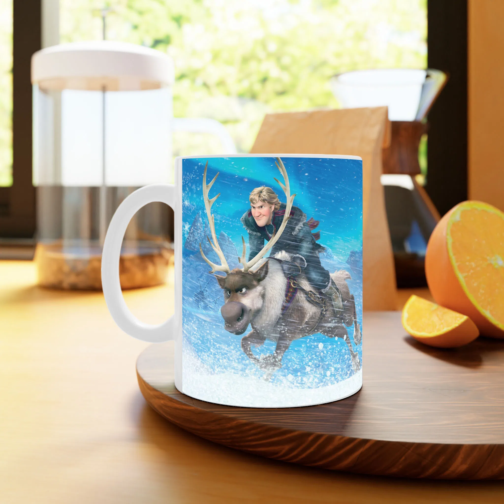 ماگ لیمینات طرح فیلم فروزن Frozen کد NM11416 — تصویر 4