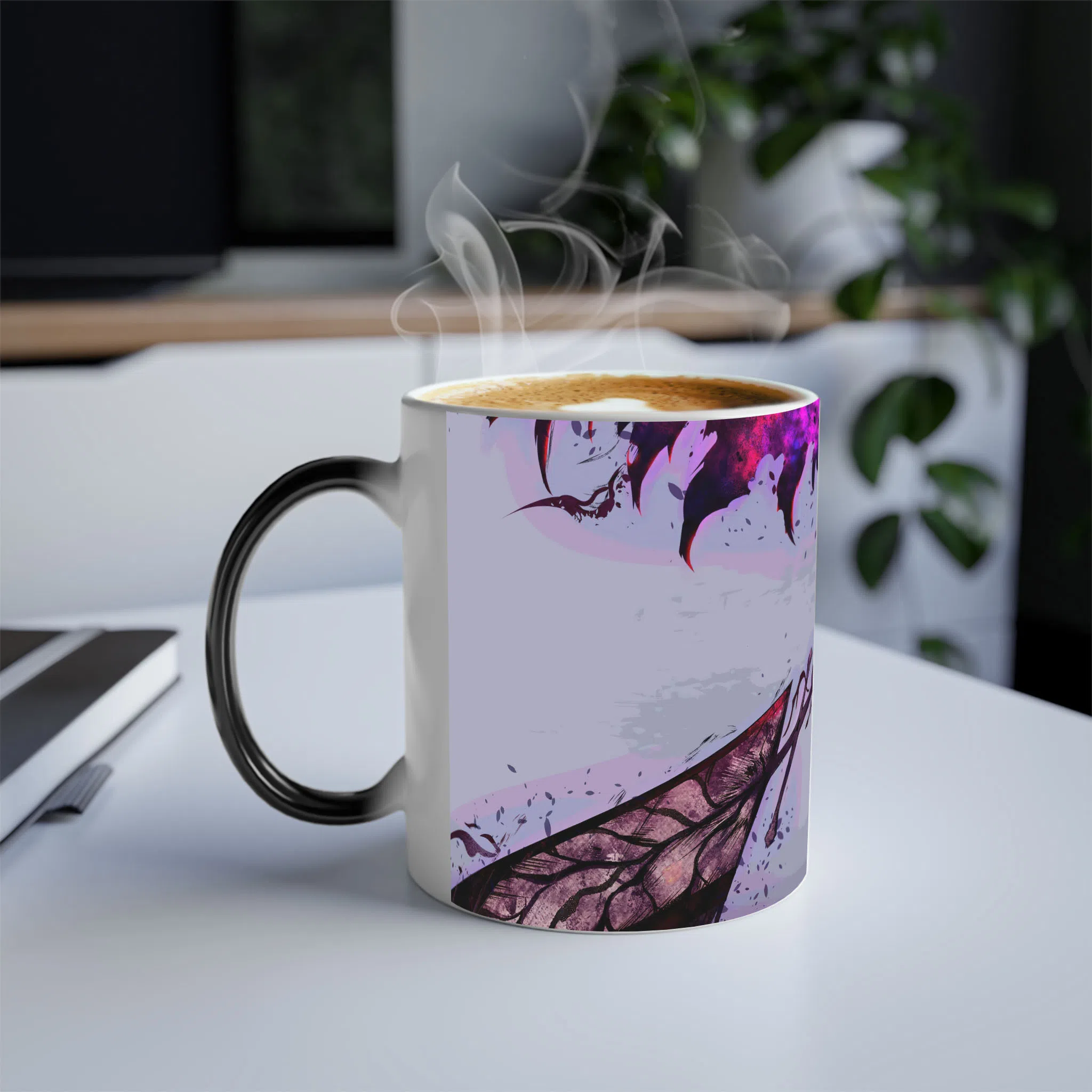 ماگ حرارتی لیمینات طرح انیمه شبدر سیاه - Black Clover کد NM0516 — تصویر 3