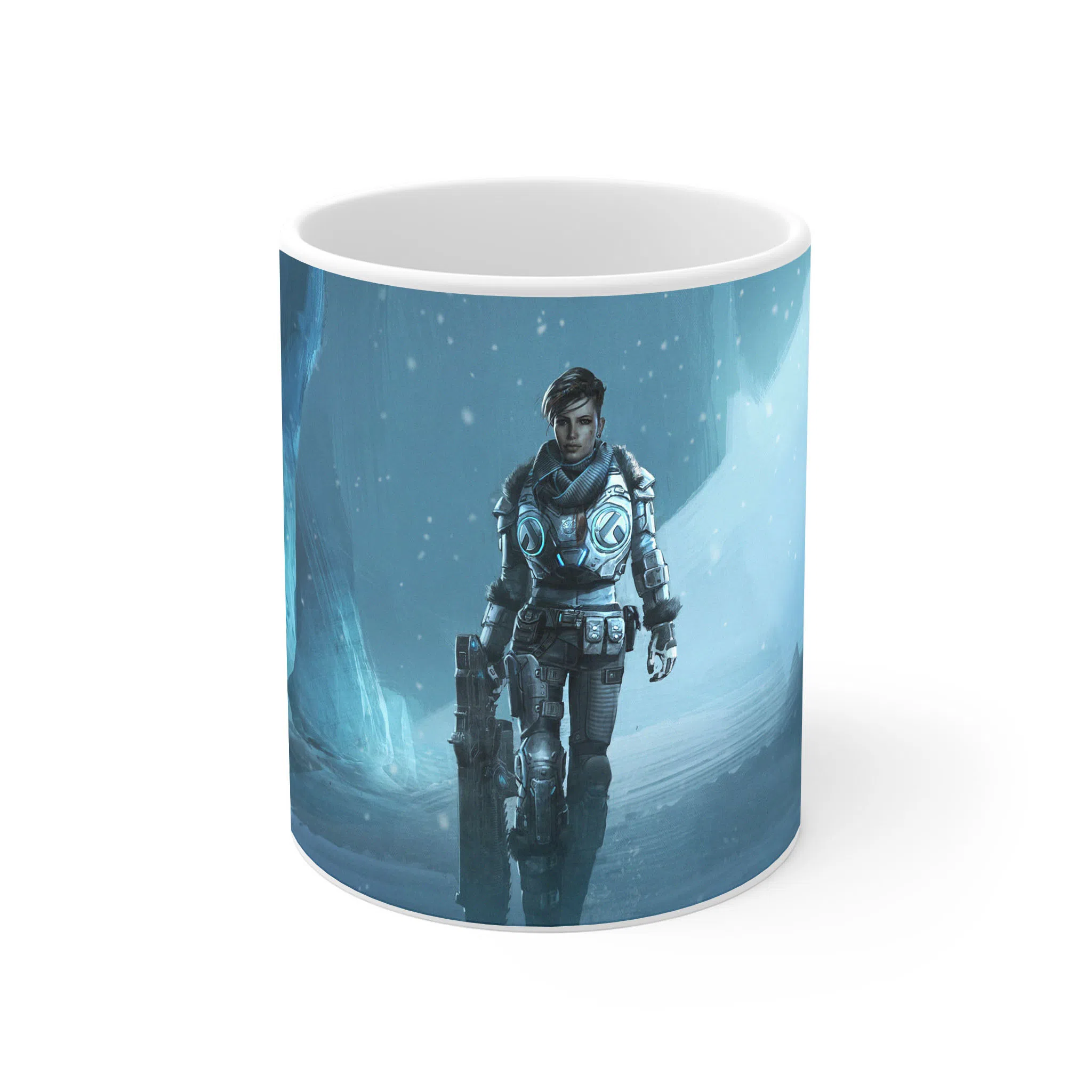 ماگ لیمینات طرح بازی Gears of War Game کد NM7666 — تصویر 2