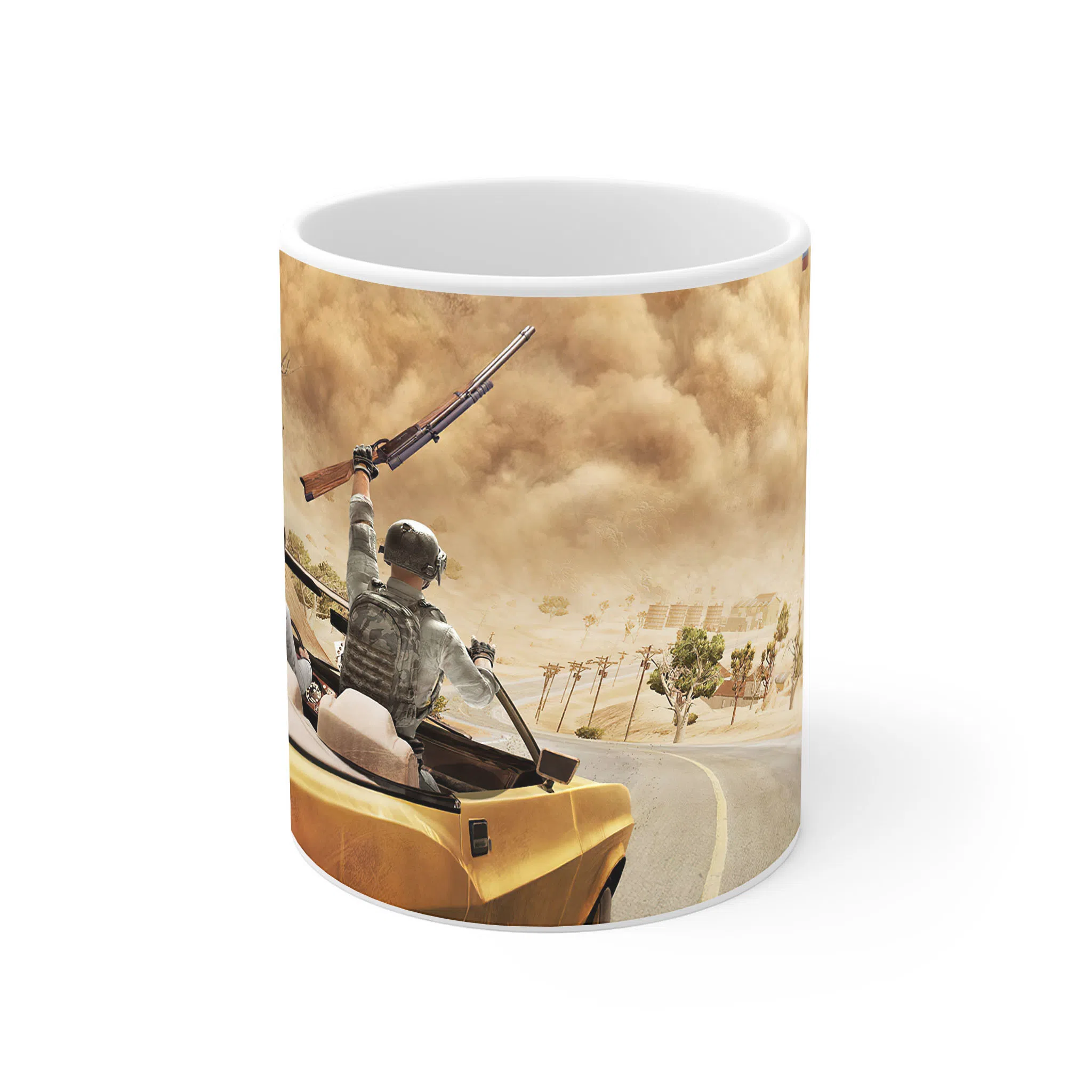 ماگ لیمینات طرح بازی پابجی PUBG Game کد NM9130