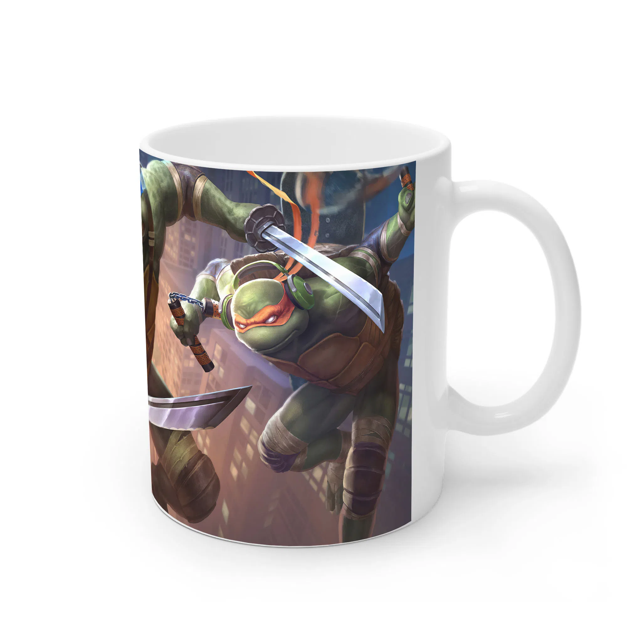 ماگ لیمینات طرح فیلم لاکپشت های نینجا Ninja Turtles کد NM12054 — تصویر 2
