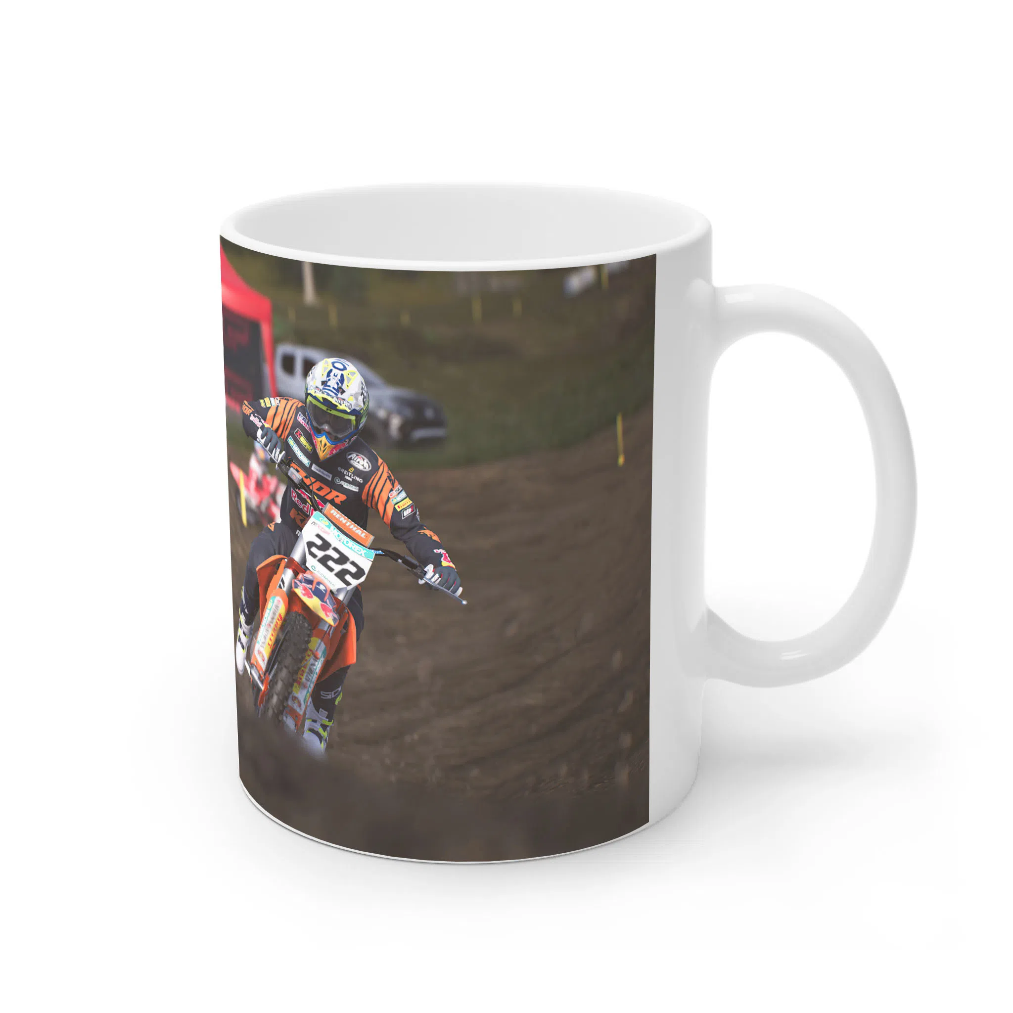 ماگ لیمینات طرح MXGP game کد NM8553 — تصویر 2