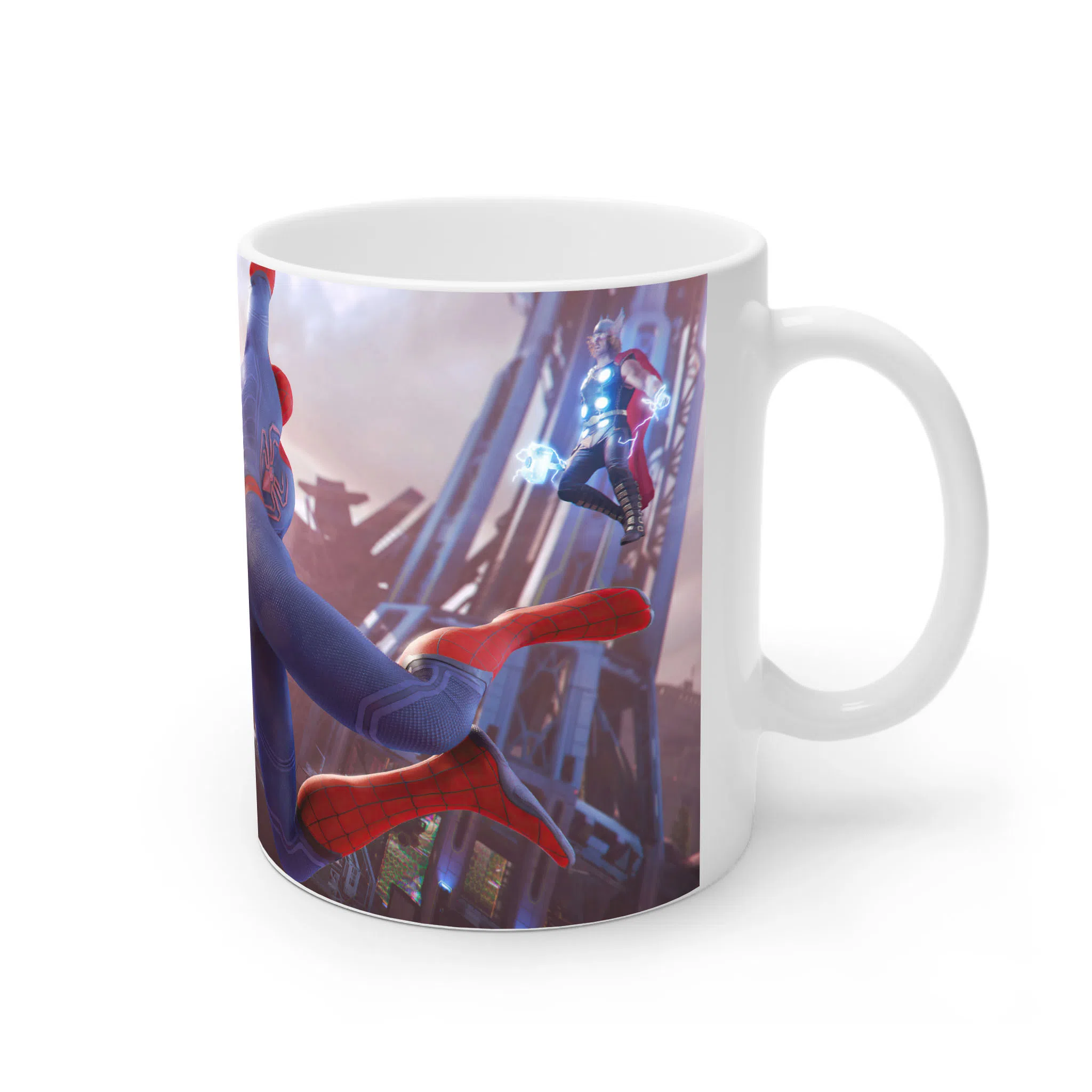 ماگ لیمینات طرح بازی Marvels Avengers Game کد NM8309 — تصویر 3