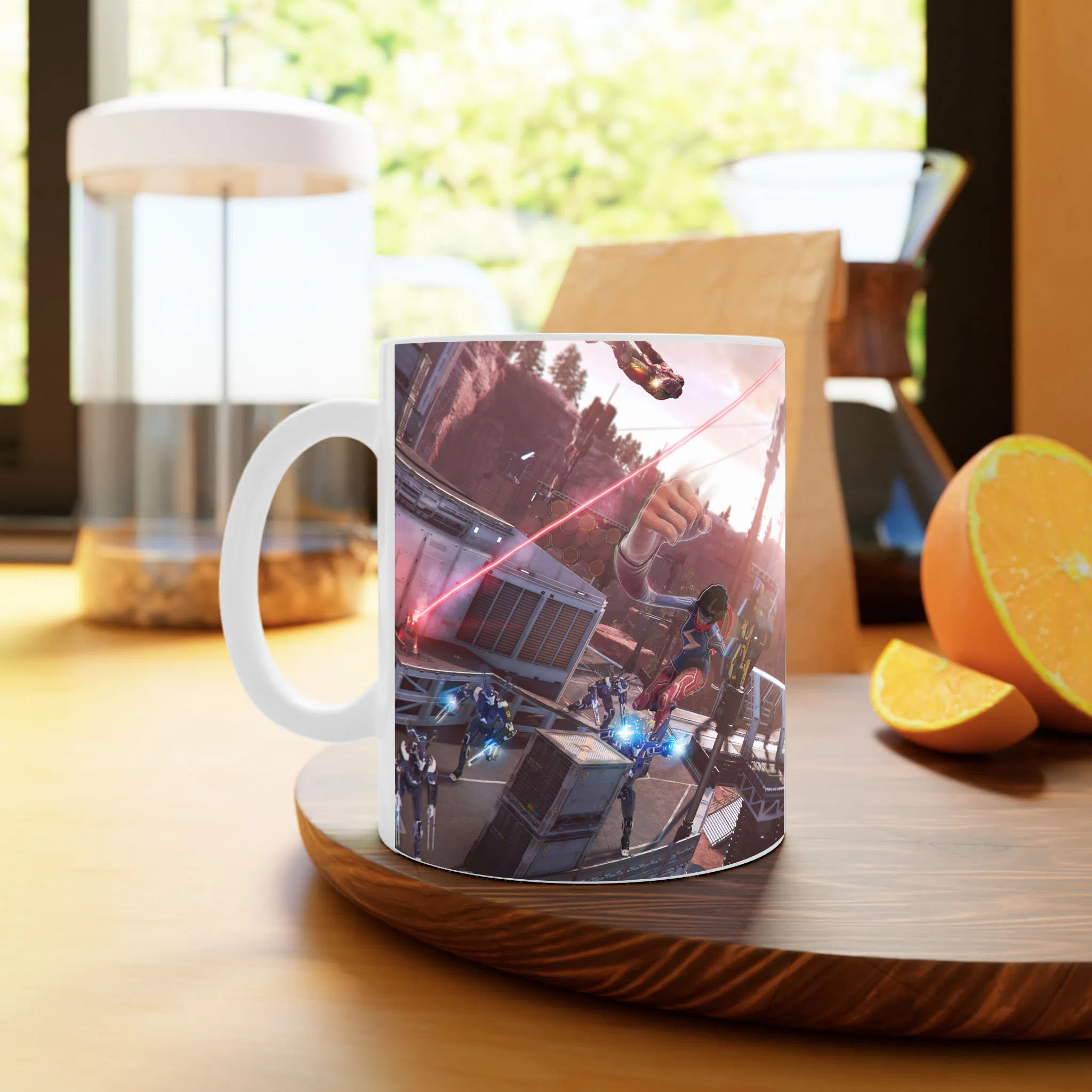 ماگ لیمینات طرح بازی Marvels Avengers Game کد NM8309 — تصویر 4